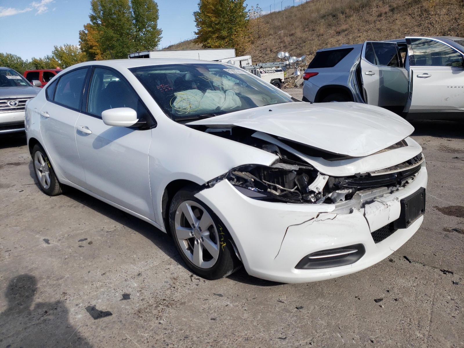 DODGE DART SXT 2016 with VIN 1C3CDFBB0GD571143 - Photo from auction