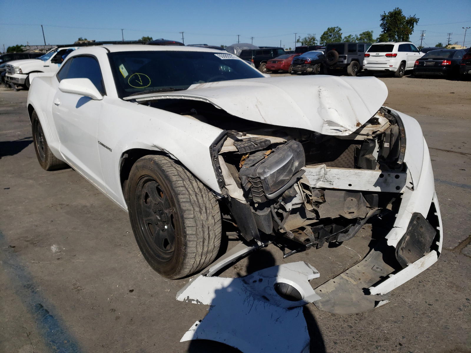 CHEVROLET CAMARO LS 2013 with VIN 2G1FA1E33D9193295 - Photo from auction