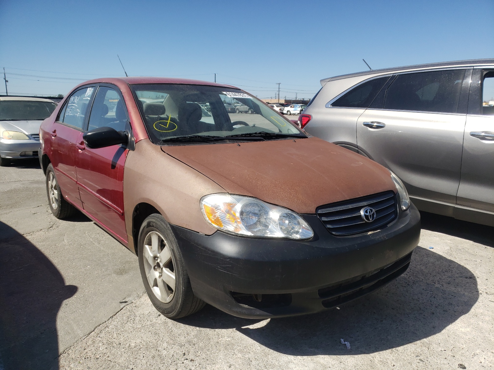 Photo 1 from auction – 2003 TOYOTA COROLLA CE with VIN 1NXBR32E63Z049298