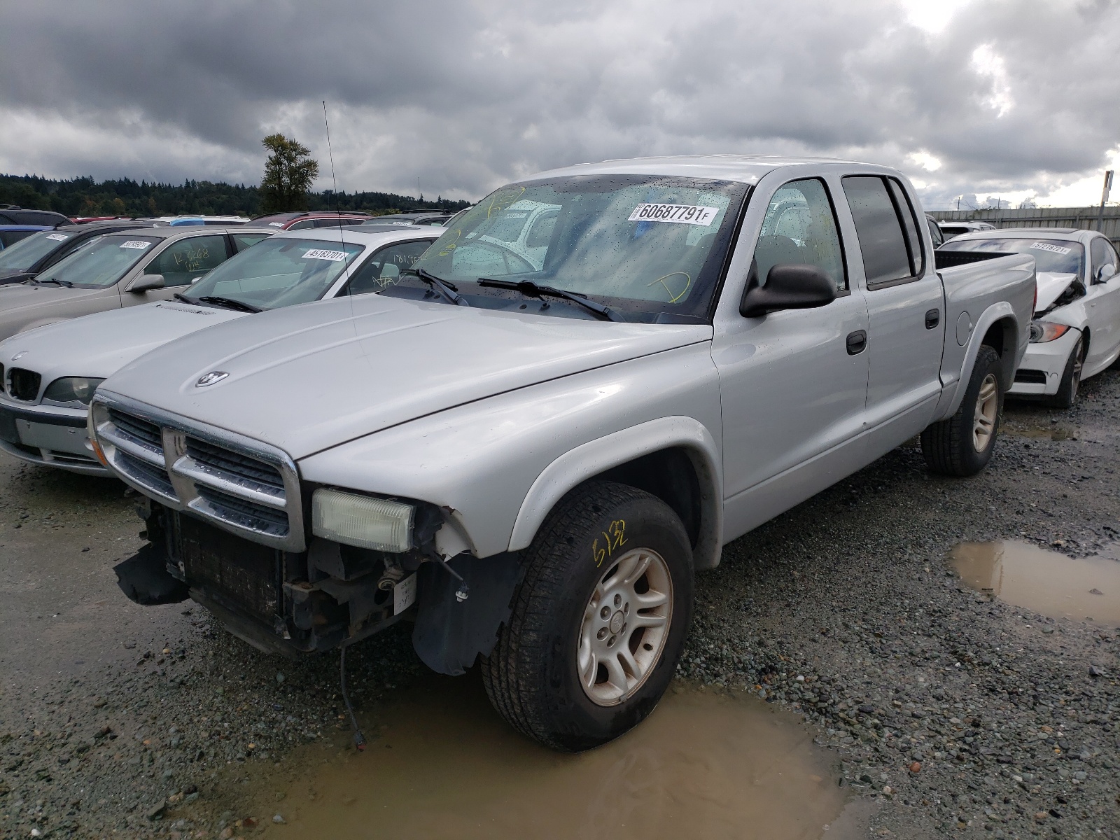 Photo 2 from auction – 2004 DODGE DAKOTA QUA with VIN 1D7HL48N44S671513