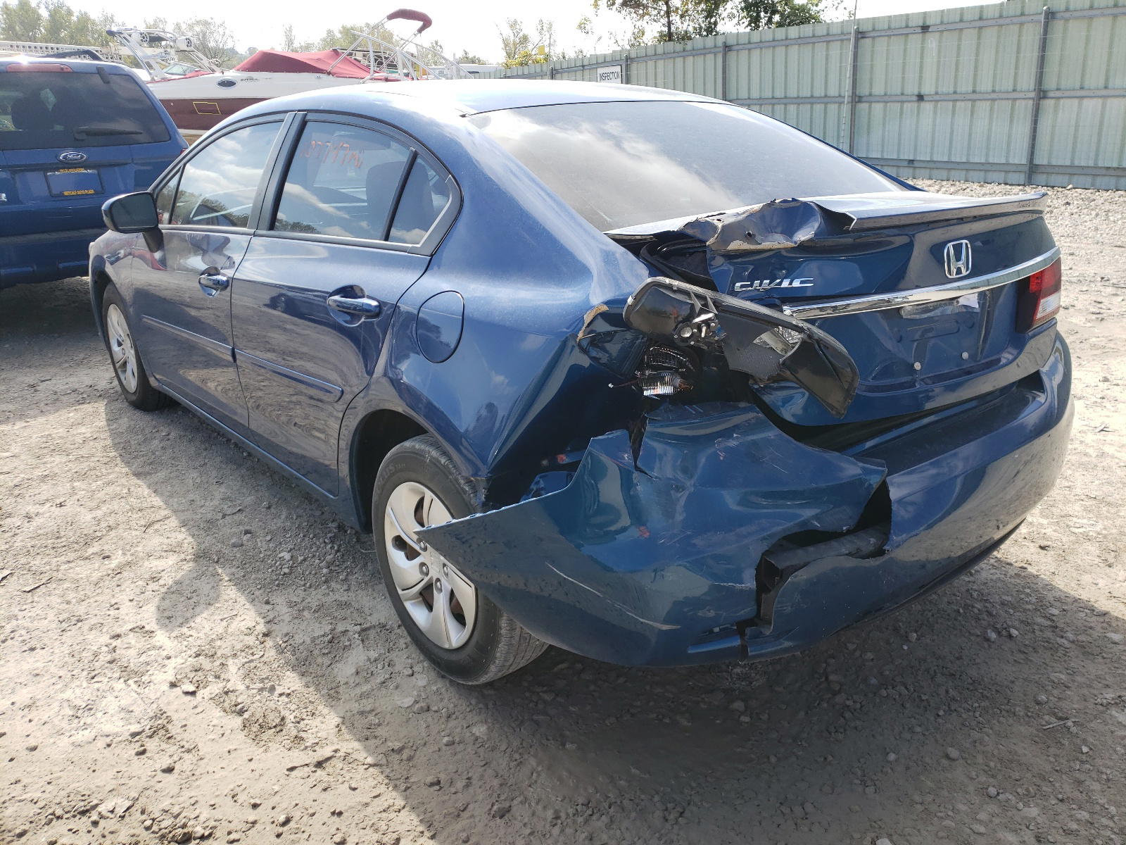 Photo 3 from auction – 2014 HONDA CIVIC LX with VIN 19XFB2F53EE270695