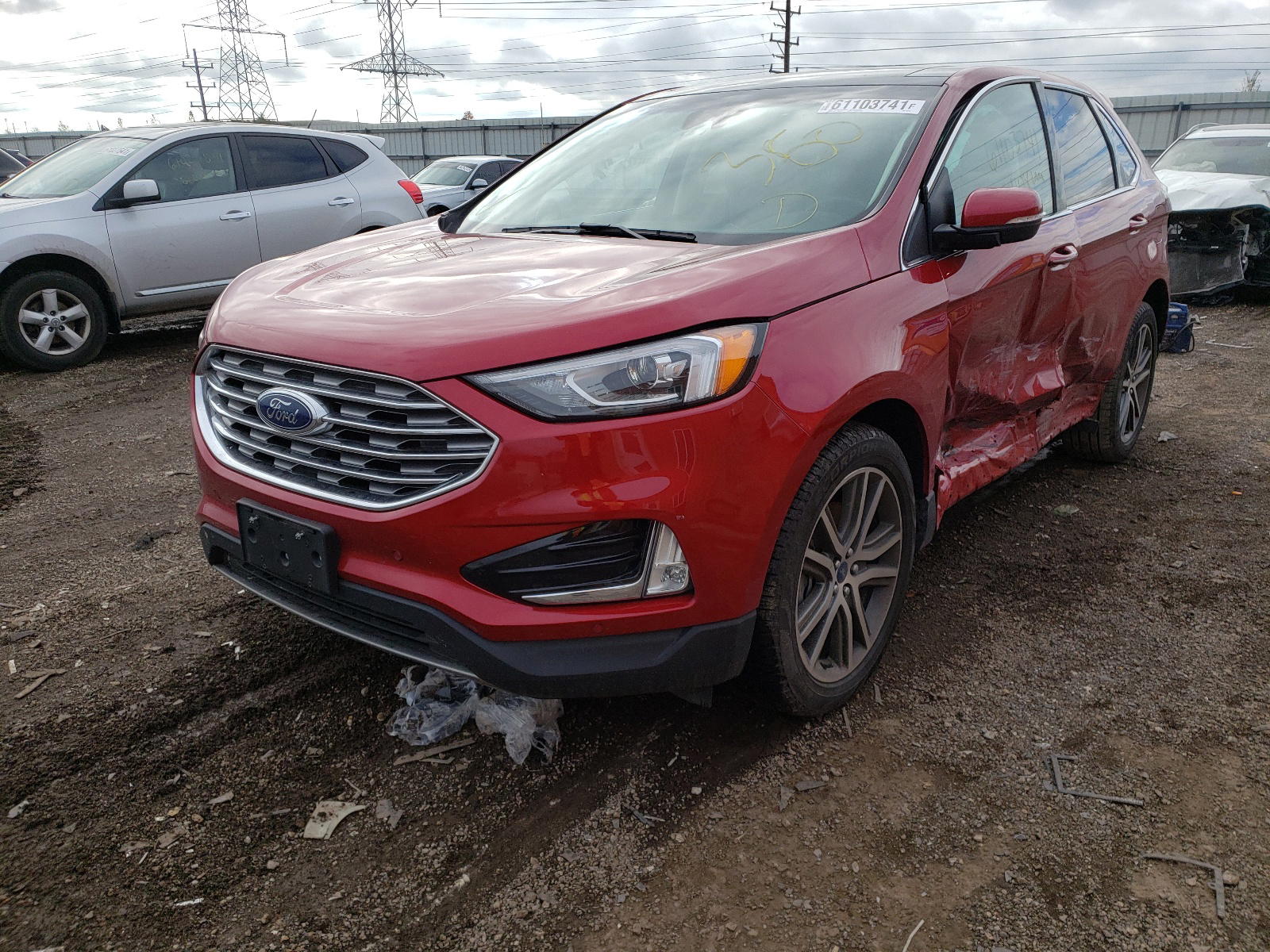 Photo 2 from auction – 2020 FORD EDGE with VIN 2FMPK4K99LBA06258