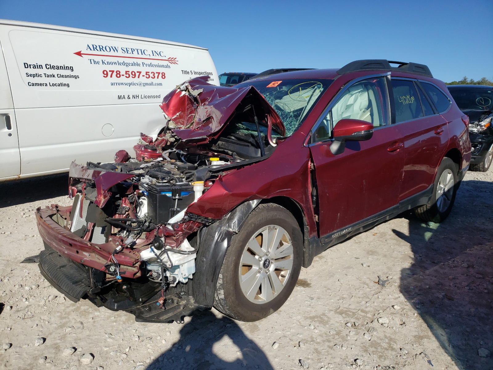 Photo 2 from auction – 2019 SUBARU OUTBACK 2. with VIN 4S4BSAFC2K3284383