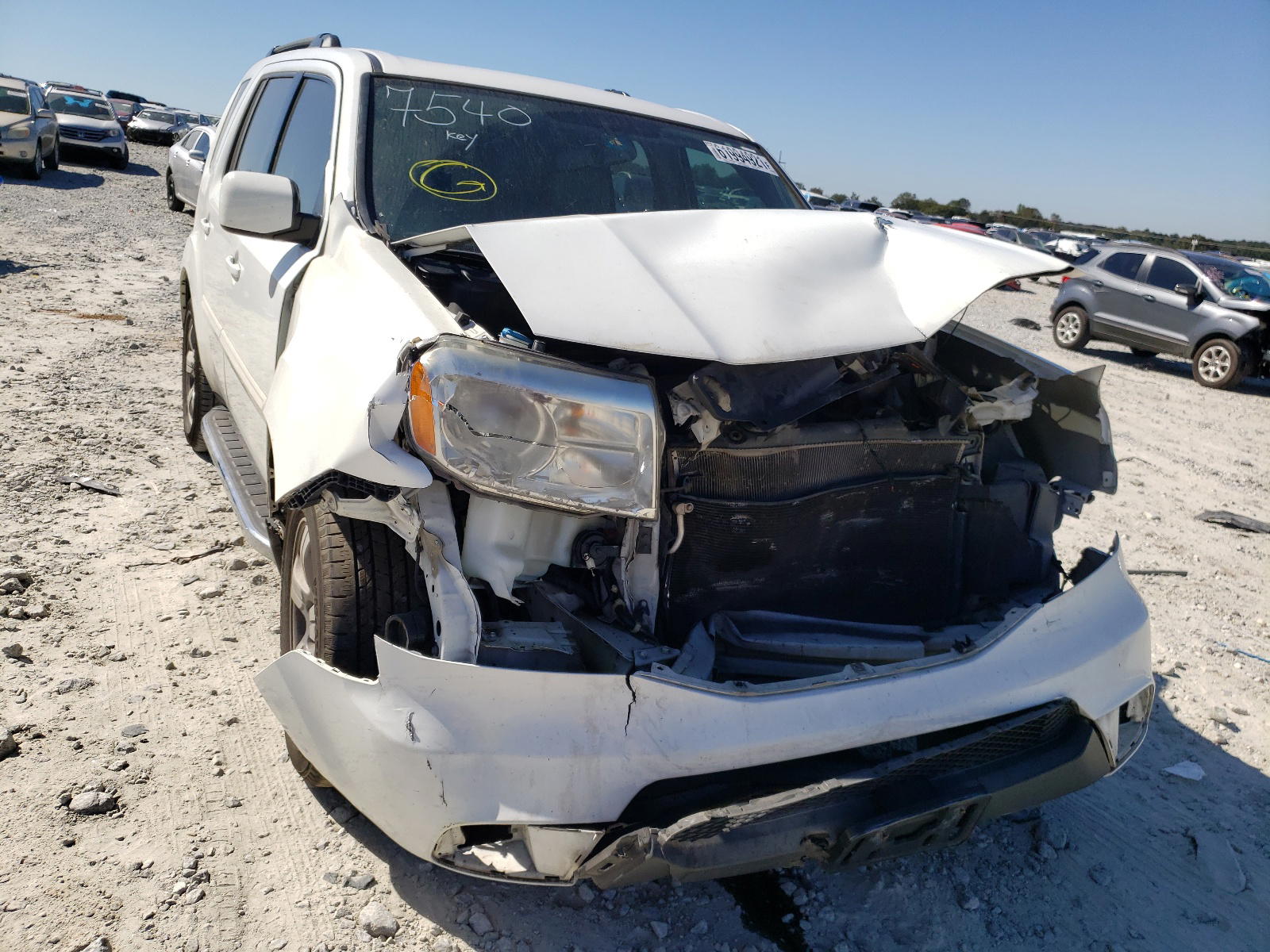 Photo 9 from auction – 2014 HONDA PILOT EXL with VIN 5FNYF3H55EB007540