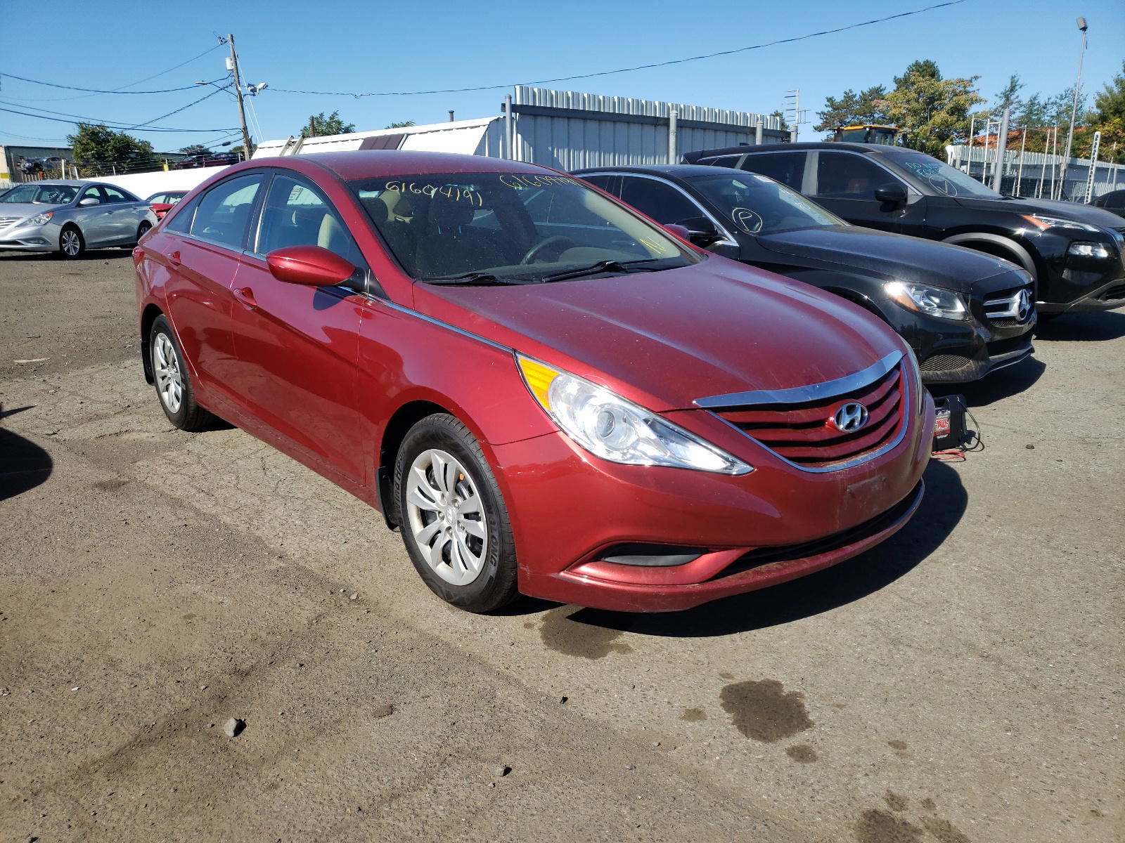 HYUNDAI SONATA GLS 2012 with VIN 5NPEB4AC4CH386512 - Photo from auction