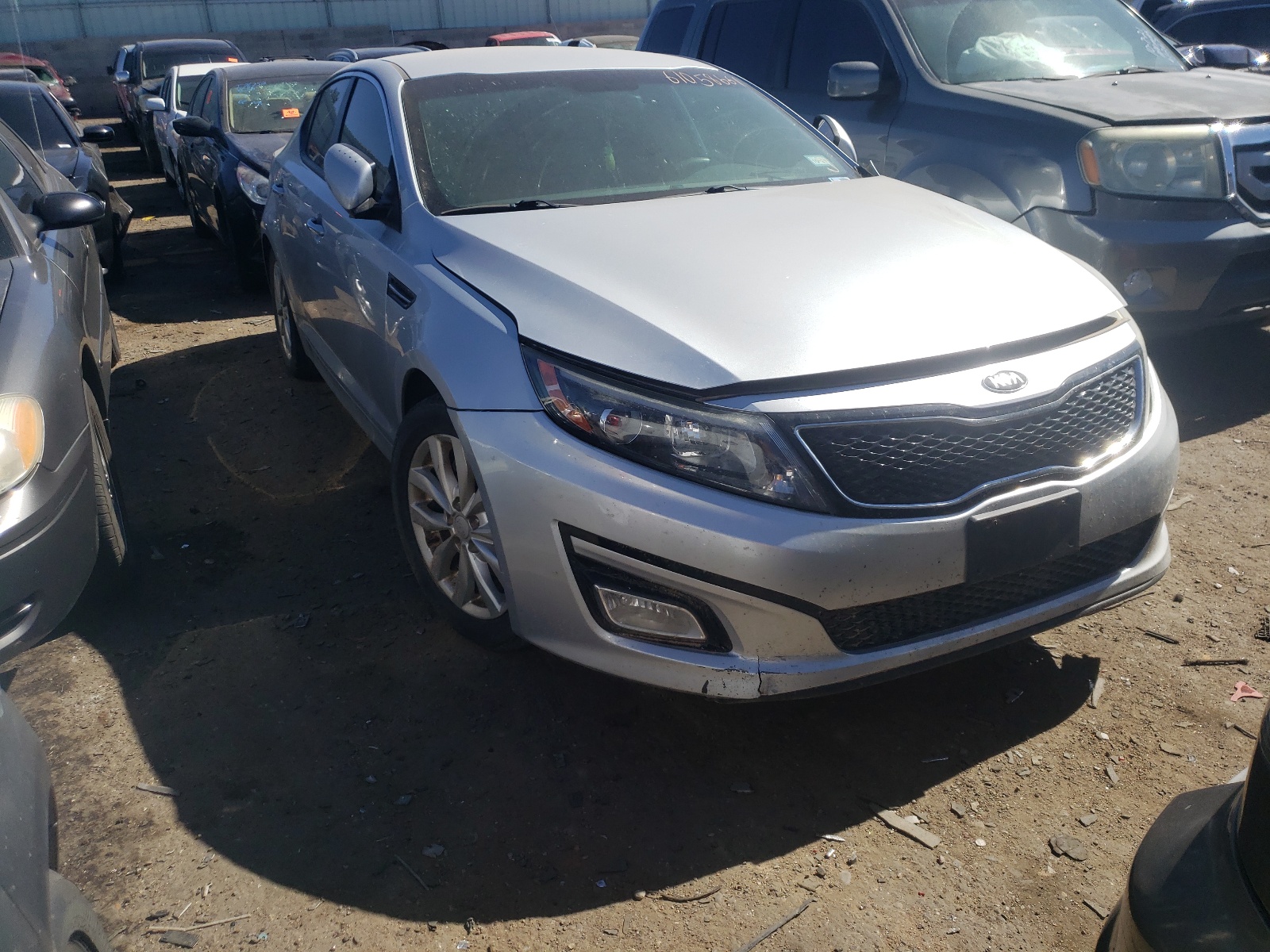KIA OPTIMA LX 2015 with VIN 5XXGM4A70FG461776 - Photo from auction