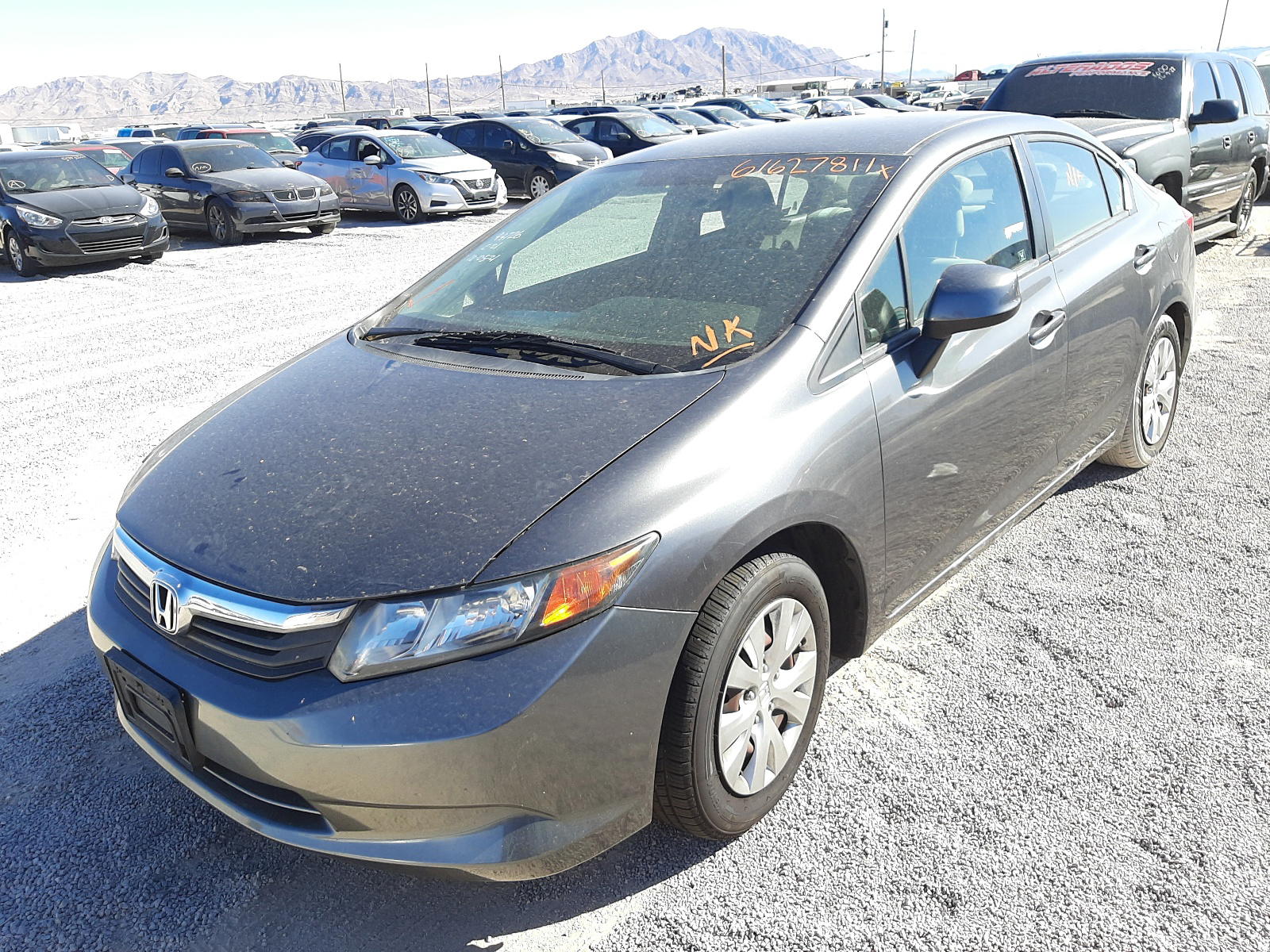 Photo 2 from auction – 2012 HONDA CIVIC LX with VIN 2HGFB2F59CH573757