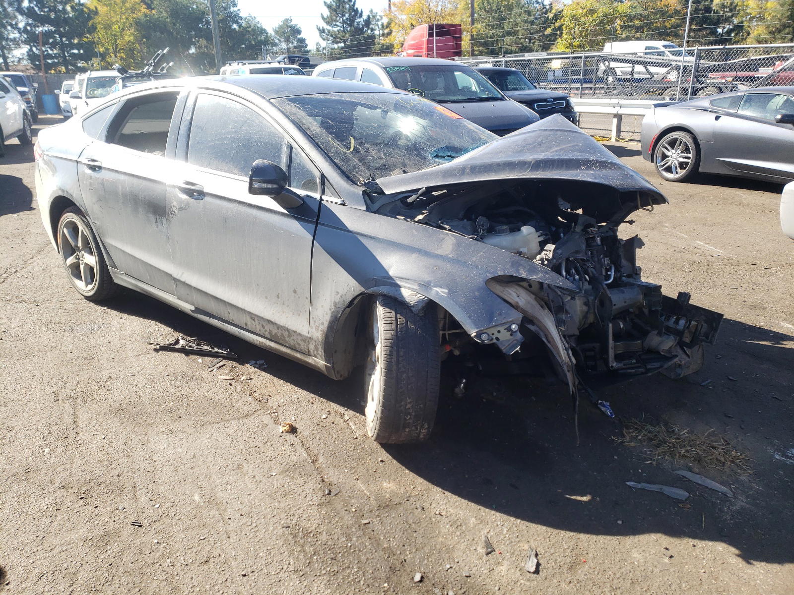 FORD FUSION SE 2016 with VIN 3FA6P0T91GR372897 - Photo from auction