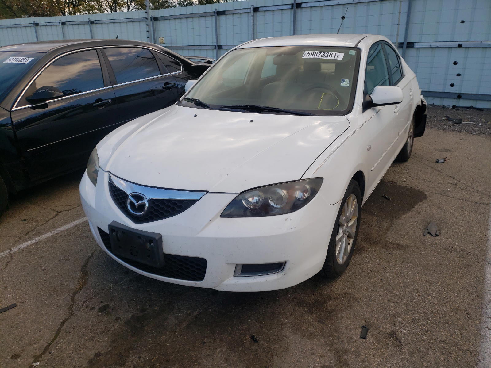 Photo 2 from auction – 2008 MAZDA 3 I with VIN JM1BK12FX81808131