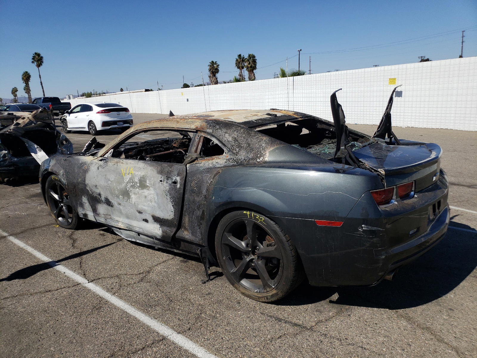Photo 13 from auction – 2012 CHEVROLET CAMARO LS with VIN 2G1FE1E34C9172734