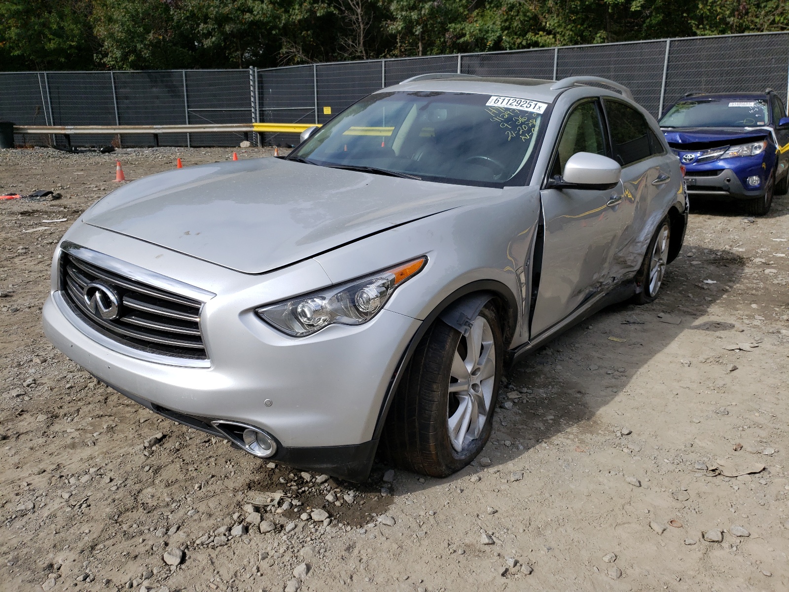 Photo 2 from auction – 2014 INFINITI QX70 with VIN JN8CS1MW7EM412979