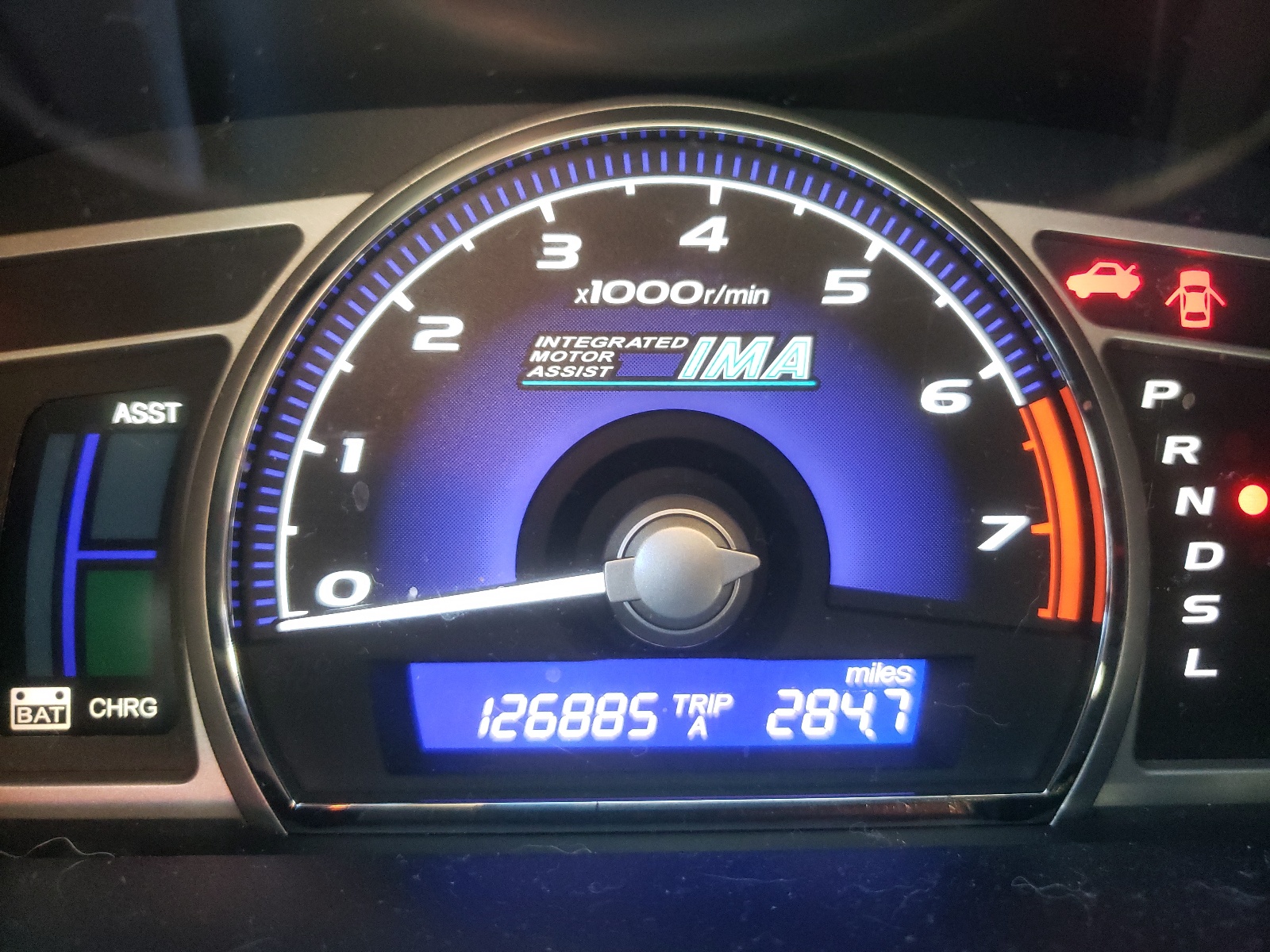 Photo 8 from auction – 2006 HONDA CIVIC HYBR with VIN JHMFA36236S011829