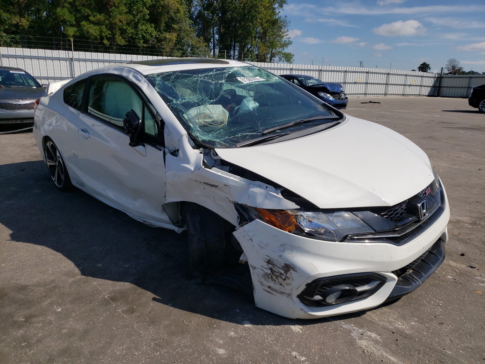 HONDA CIVIC SI 2015 with VIN 2HGFG4A54FH702478 - Photo from auction