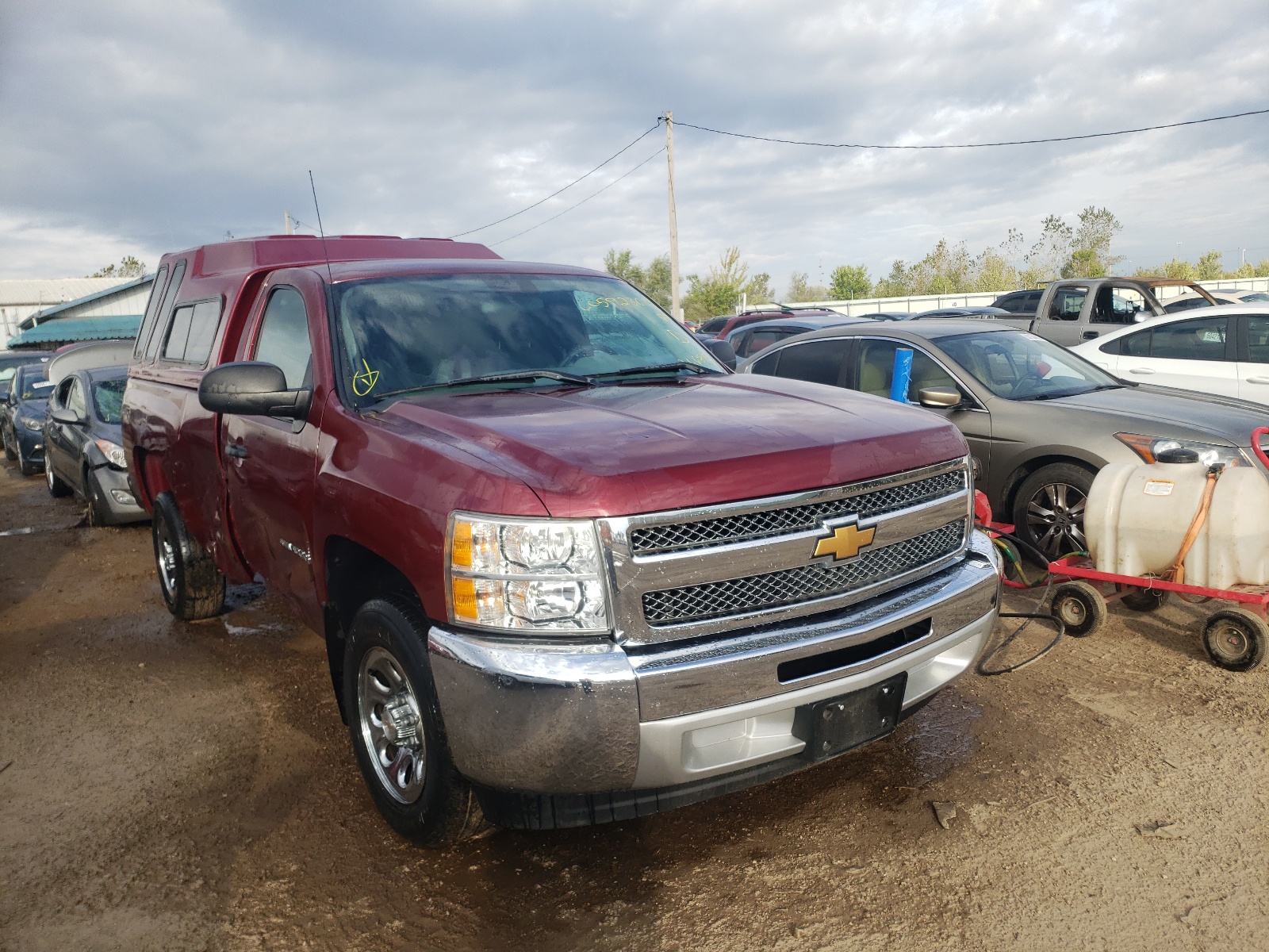 Photo 1 from auction – 2013 CHEVROLET SILVERADO with VIN 1GCNCPE09DZ266892