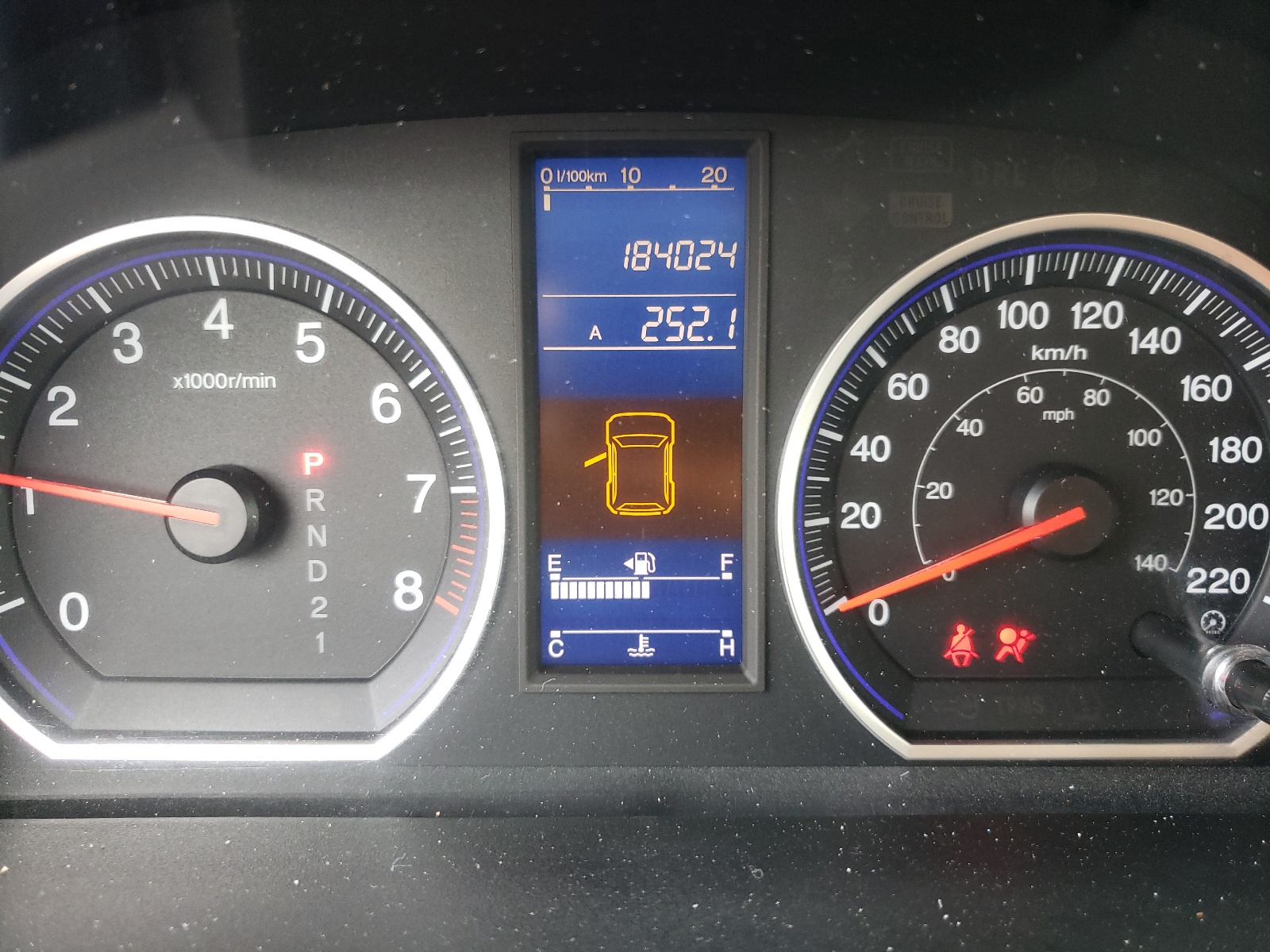 Photo 8 from auction – 2010 HONDA CR-V LX with VIN 5J6RE3H33AL802495
