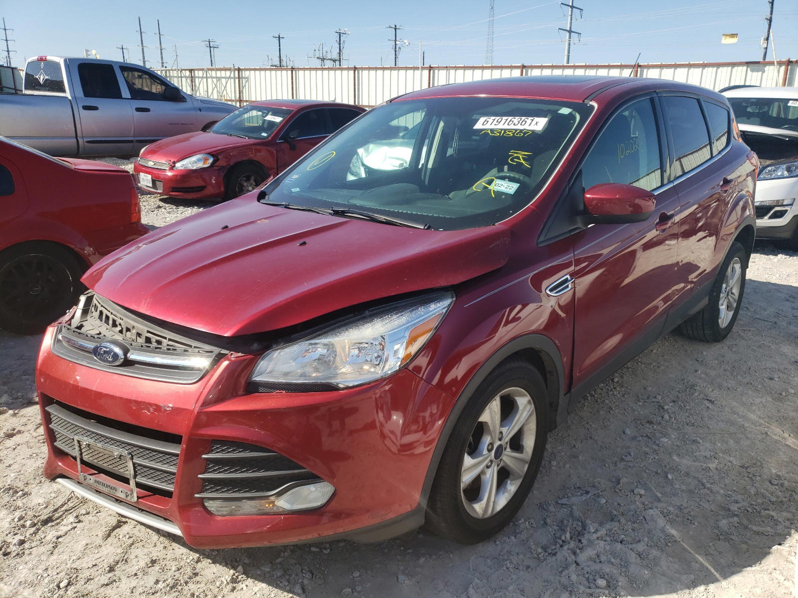 Photo 2 from auction – 2016 FORD ESCAPE SE with VIN 1FMCU0G92GUA31867