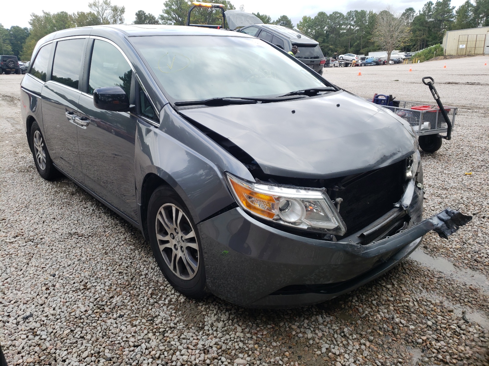Photo 1 from auction – 2012 HONDA ODYSSEY EX with VIN 5FNRL5H67CB029215