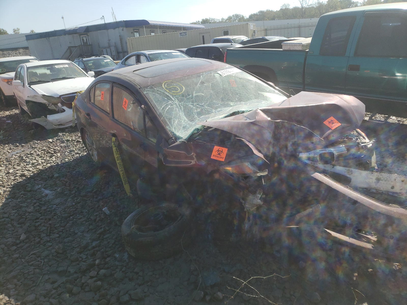 HONDA CIVIC EXL 2012 with VIN 19XFB2F99CE024041 - Photo from auction