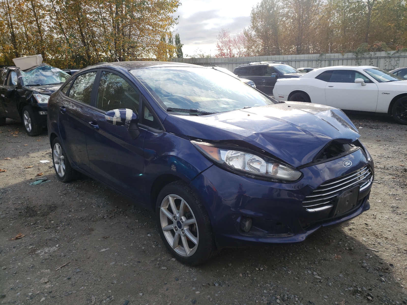 FORD FIESTA SE 2016 with VIN 3FADP4BJ3GM136274 - Photo from auction