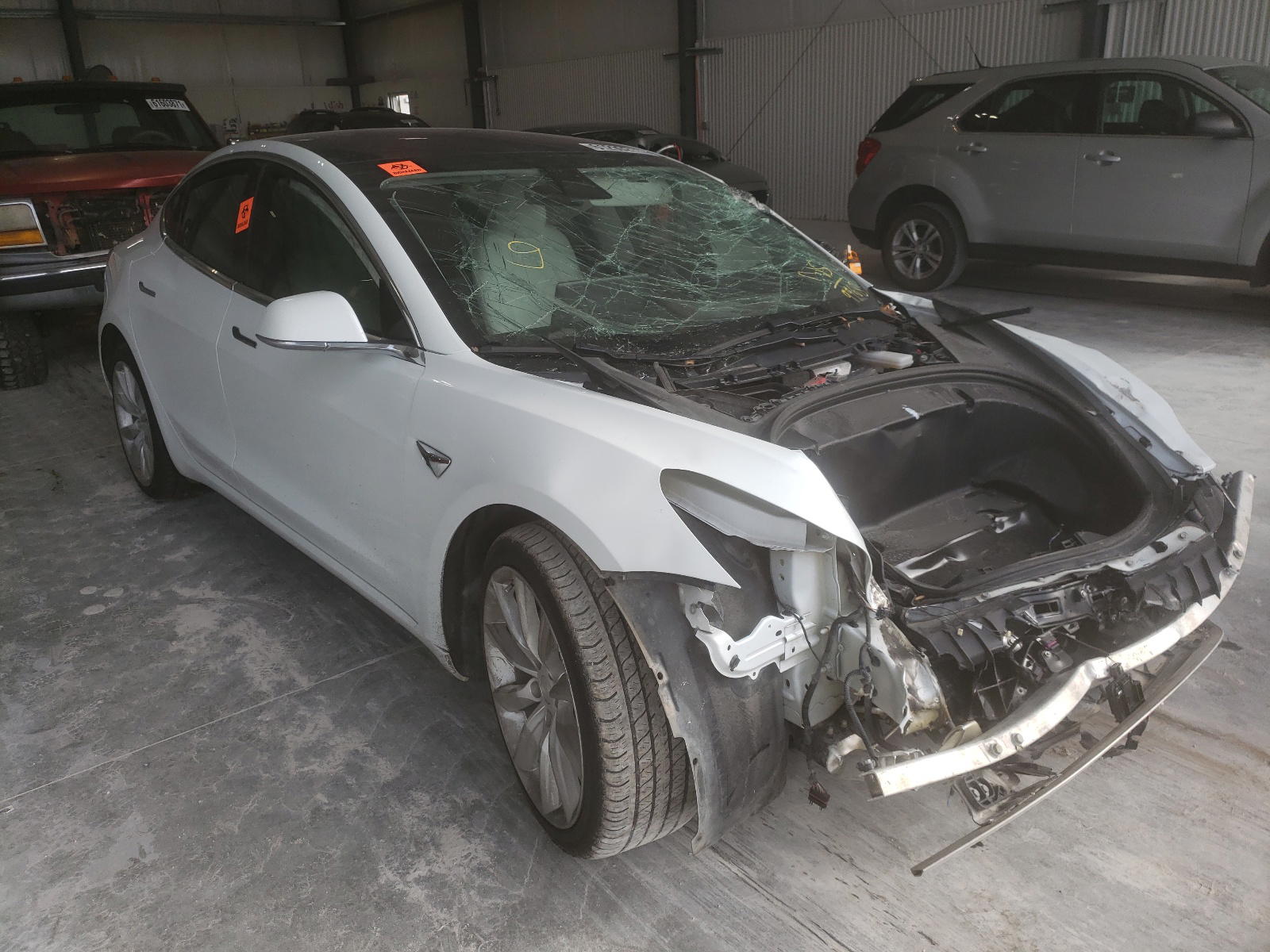 TESLA MODEL 3 2018 with VIN 5YJ3E1EB0JF099968 - Photo from auction