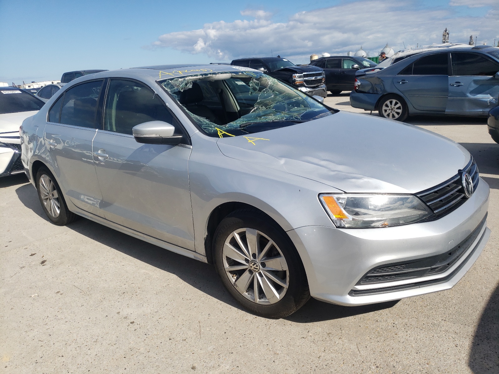 Photo 1 from auction – 2015 VOLKSWAGEN JETTA SE with VIN 3VWD07AJ9FM291344