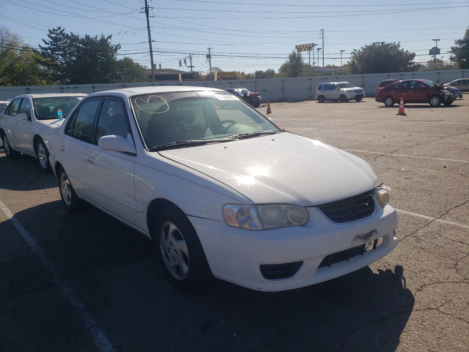 TOYOTA COROLLA CE 2001 z numerem VIN 1NXBR12E91Z515906 - Zdjęcie z aukcji