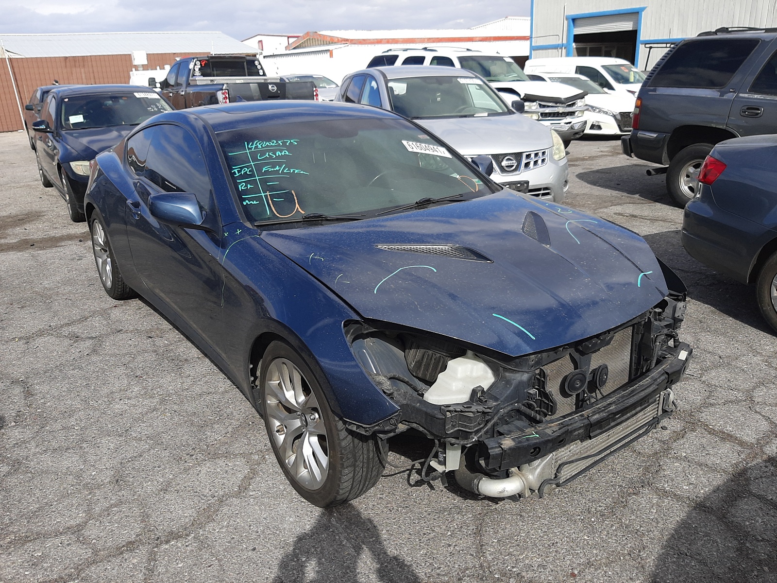 HYUNDAI GENESIS CO 2013 with VIN KMHHT6KD4DU095525 - Photo from auction