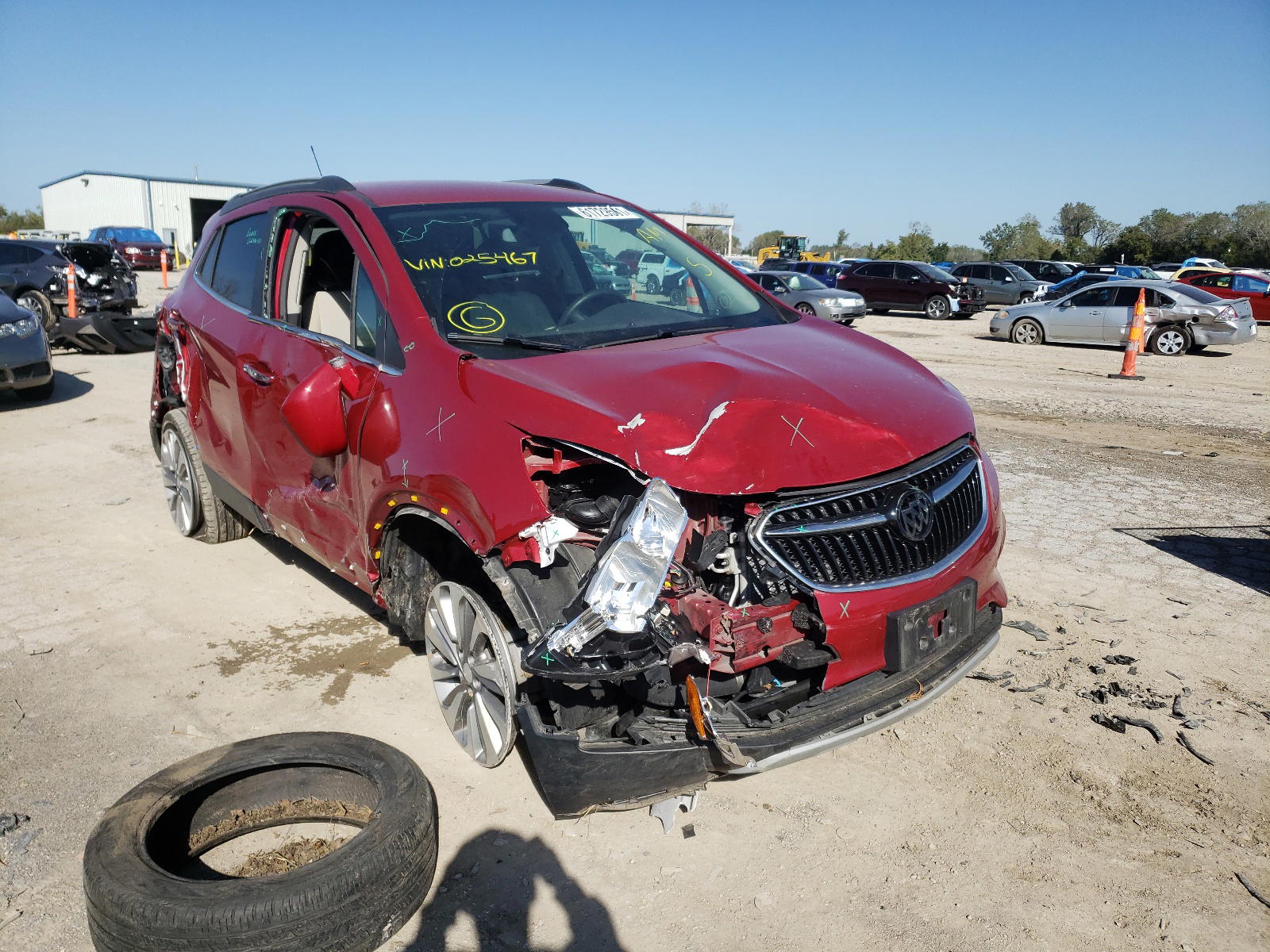 BUICK ENCORE PRE 2020 with VIN KL4CJASB4LB025467 - Photo from auction