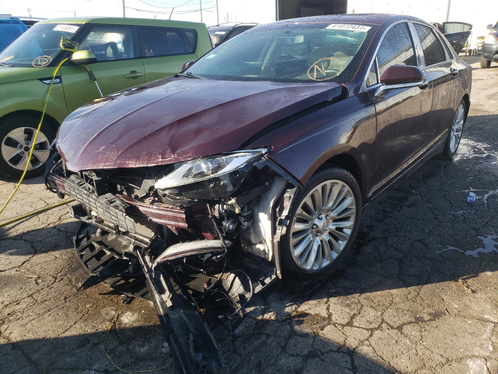 Photo 2 from auction – 2013 LINCOLN MKZ with VIN 3LN6L2GK6DR802106