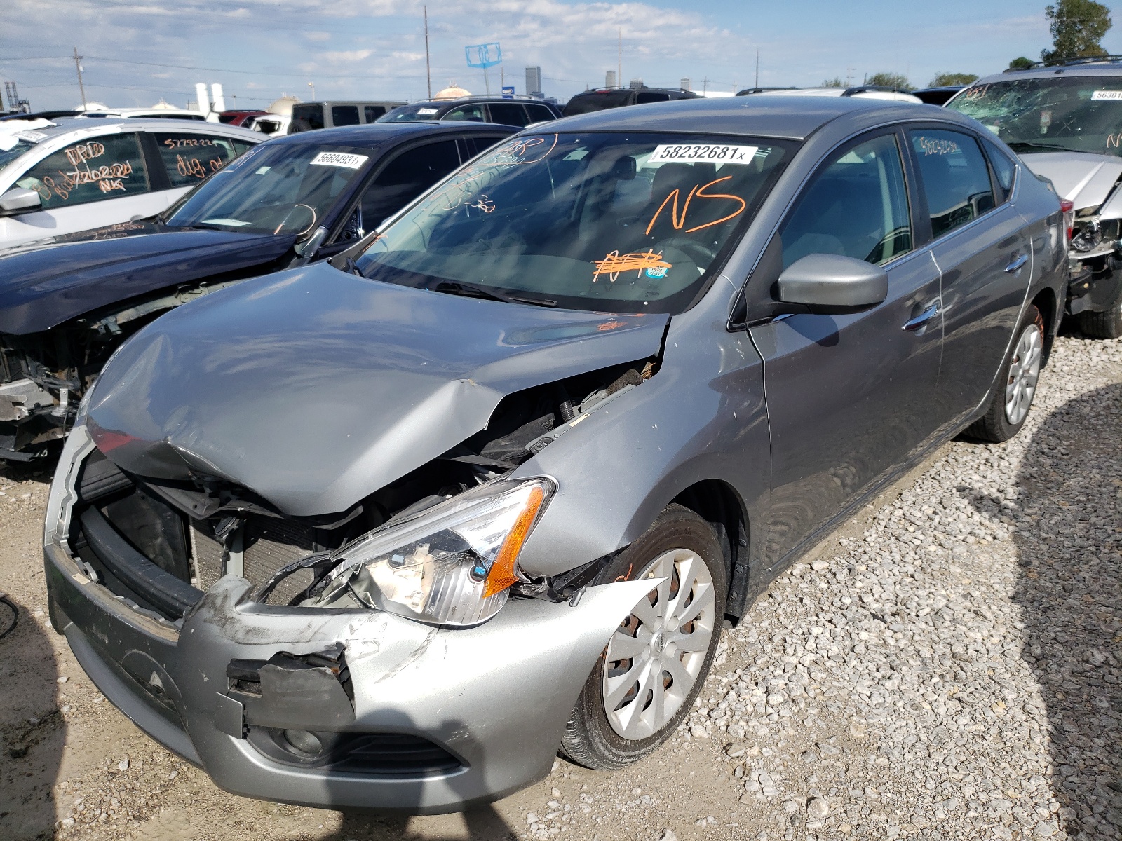 Photo 2 from auction – 2013 NISSAN SENTRA S with VIN 3N1AB7AP4DL622115