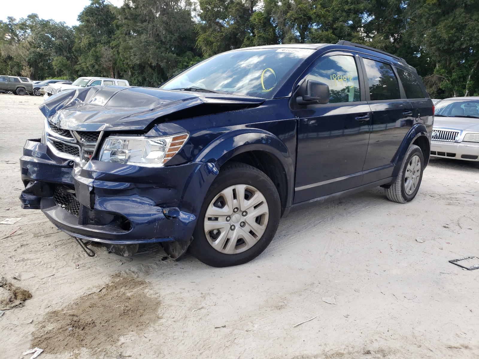 Photo 2 from auction – 2020 DODGE JOURNEY SE with VIN 3C4PDCAB7LT279071
