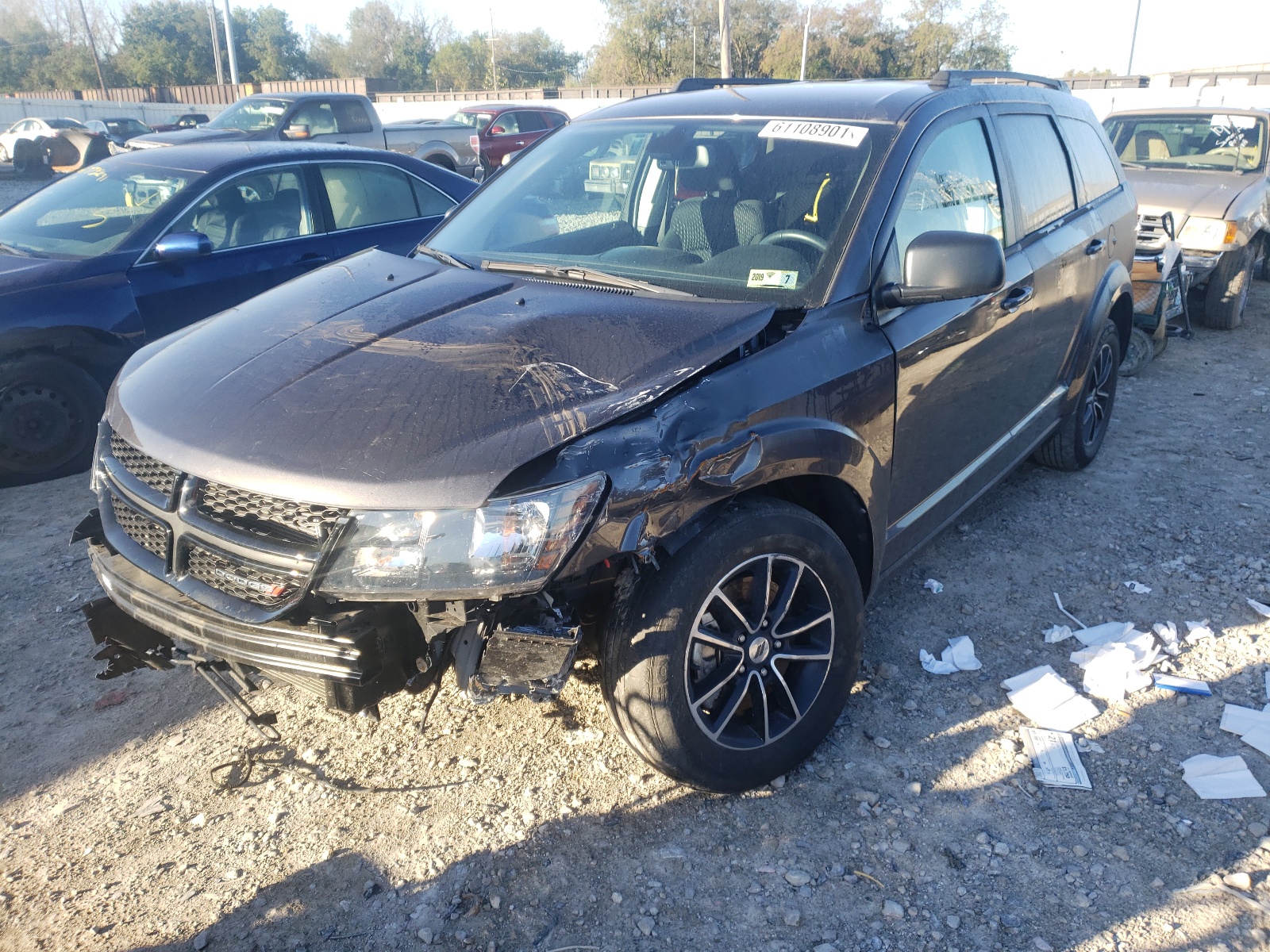 Photo 2 from auction – 2018 DODGE JOURNEY SE with VIN 3C4PDCAB1JT427146