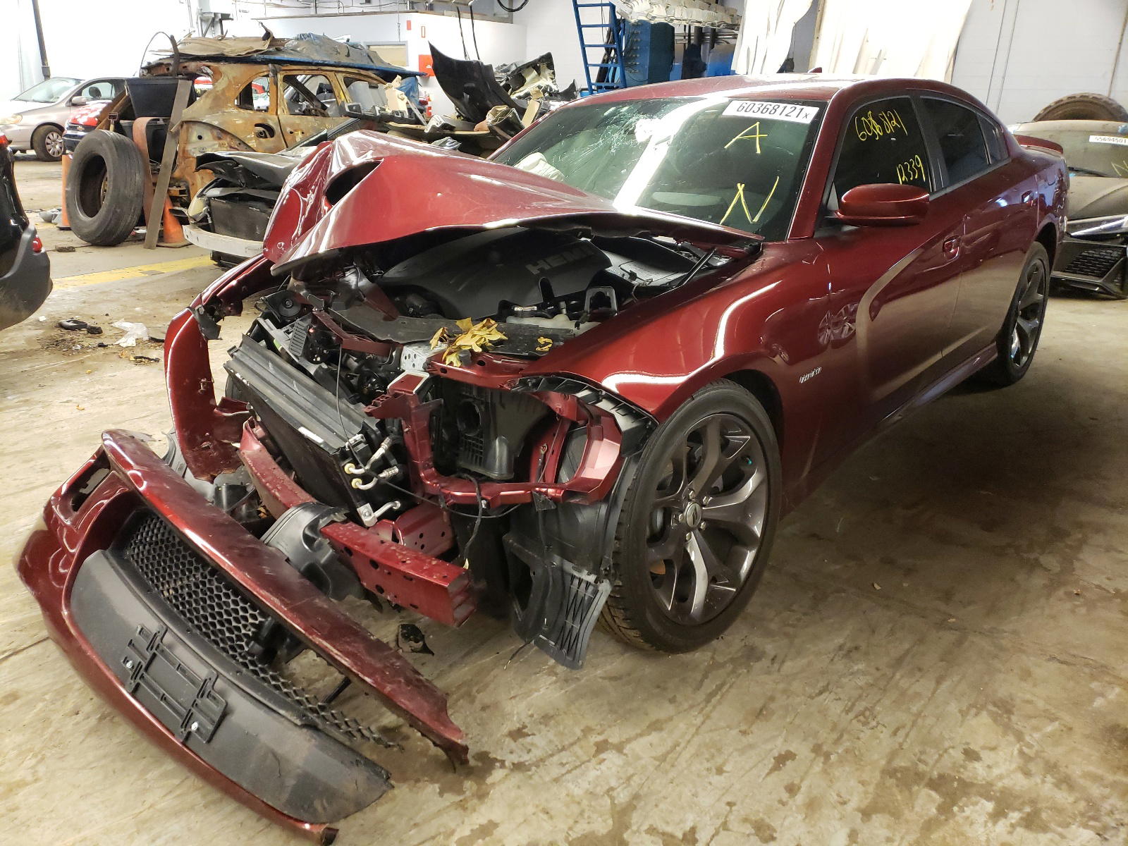Photo 2 from auction – 2019 DODGE CHARGER R/ with VIN 2C3CDXCT3KH757378
