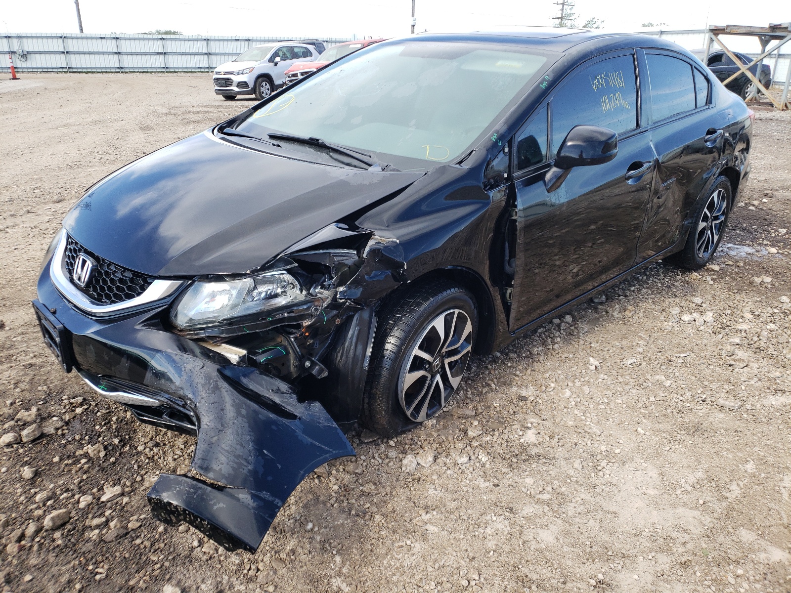 Photo 2 from auction – 2013 HONDA CIVIC EXL with VIN 2HGFB2F94DH512949