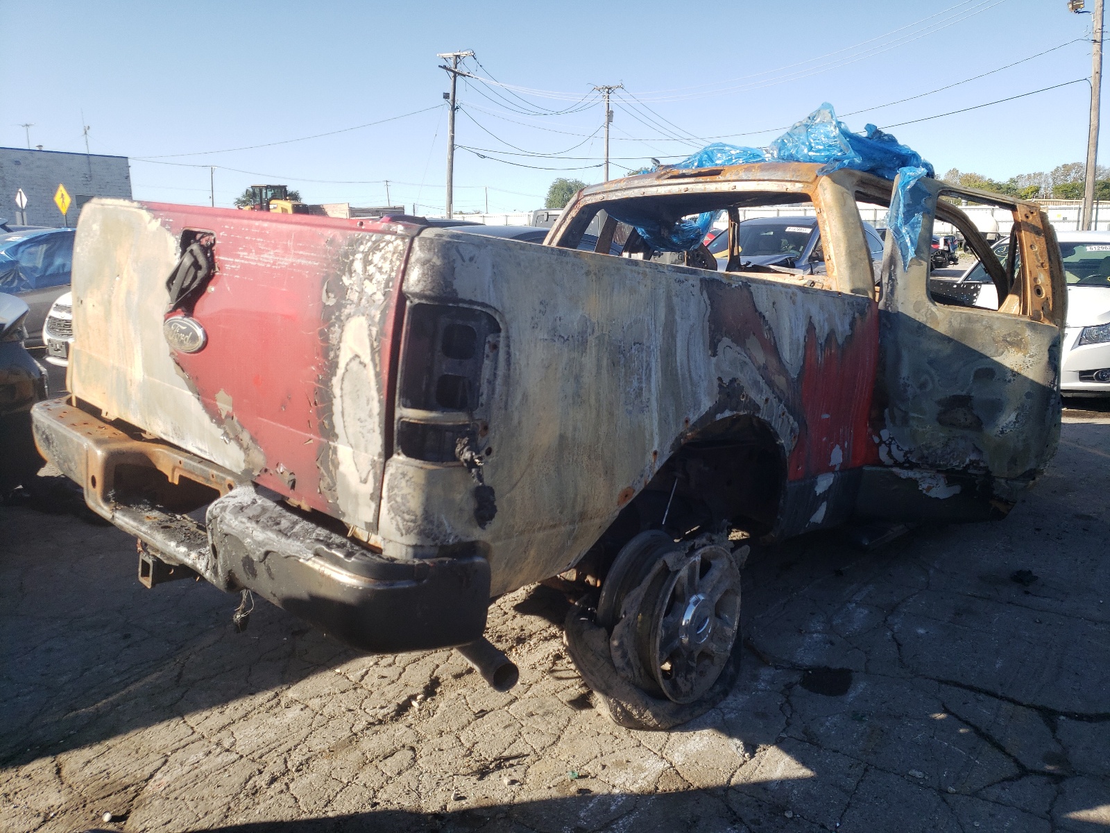 Photo 4 from auction – 2004 FORD F150 with VIN 1FTPX14594NB12357