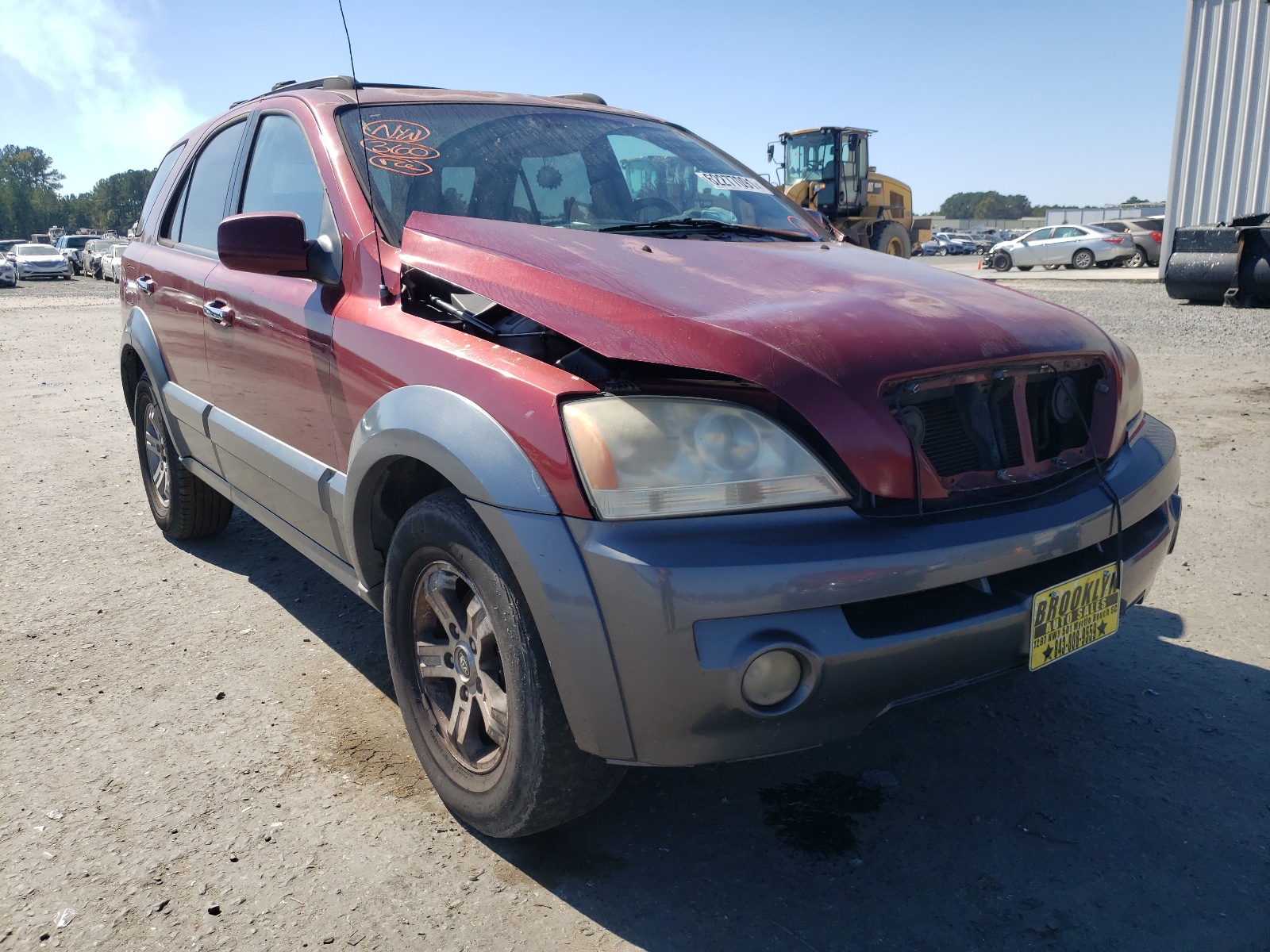 Photo 9 from auction – 2005 KIA SORENTO EX with VIN KNDJC733155384049