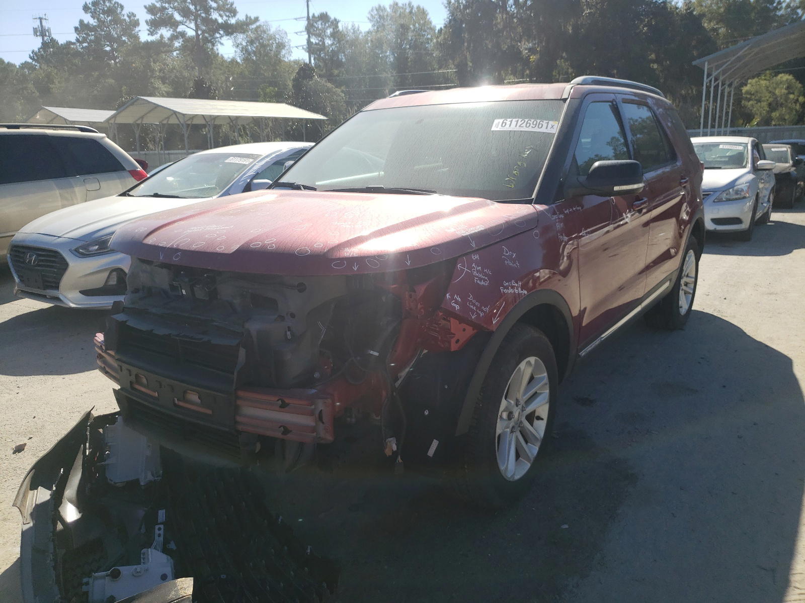 Photo 2 from auction – 2017 FORD EXPLORER X with VIN 1FM5K7DH4HGA25927
