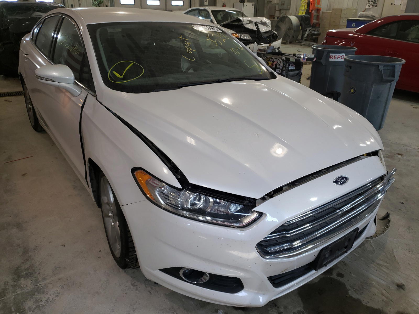 FORD FUSION SE 2016 with VIN 3FA6P0H72GR310528 - Photo from auction