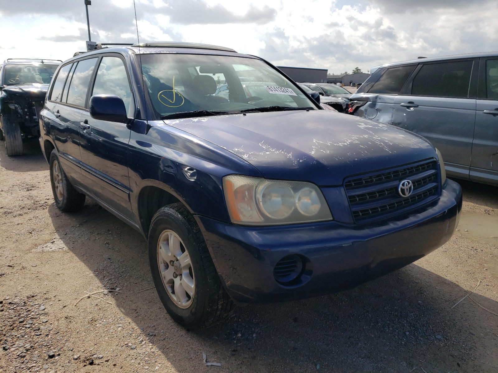 TOYOTA HIGHLANDER 2003 with VIN JTEGF21AX30106326 - Photo from auction