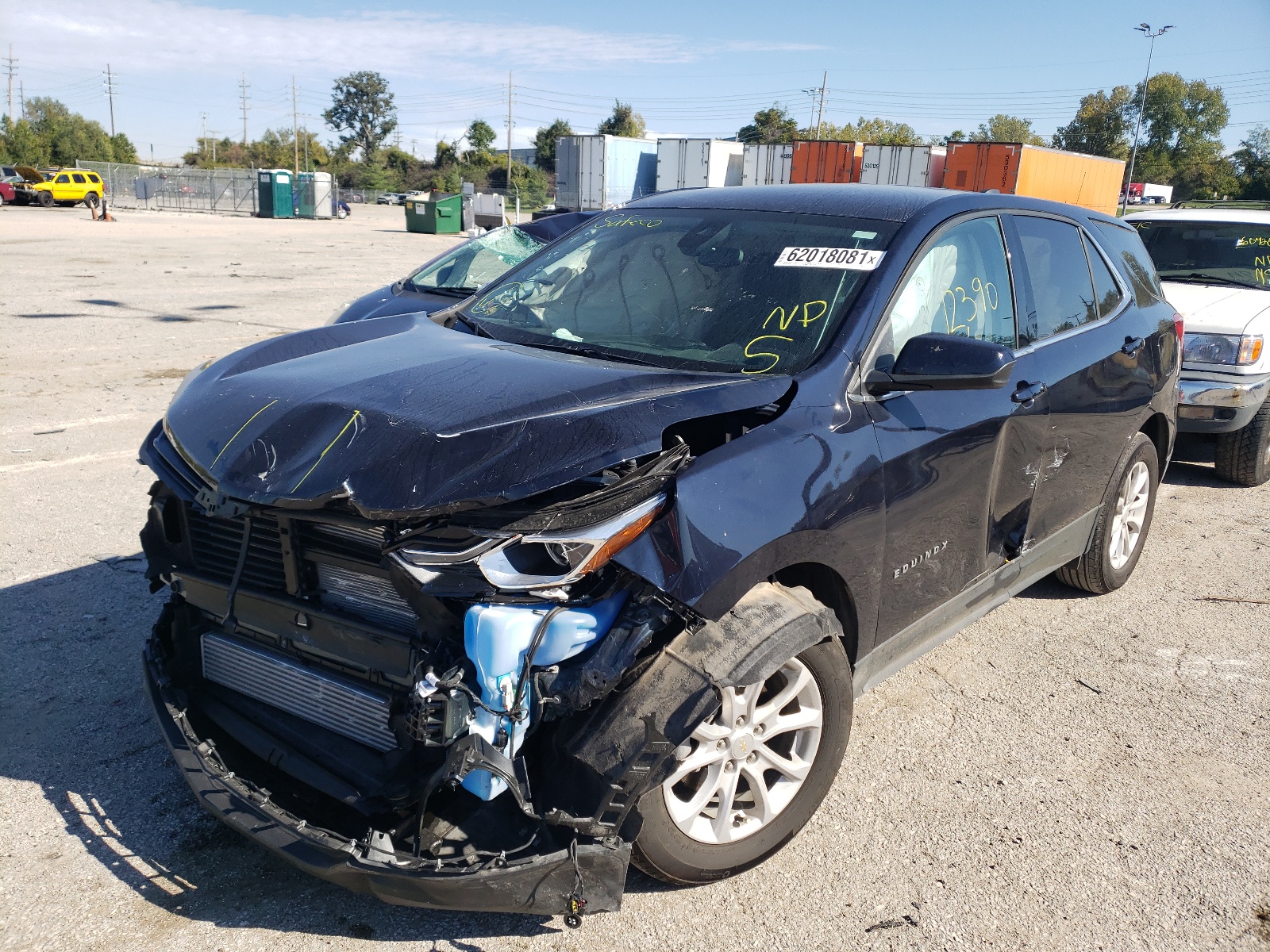Photo 2 from auction – 2020 CHEVROLET EQUINOX LT with VIN 3GNAXKEV0LS729149
