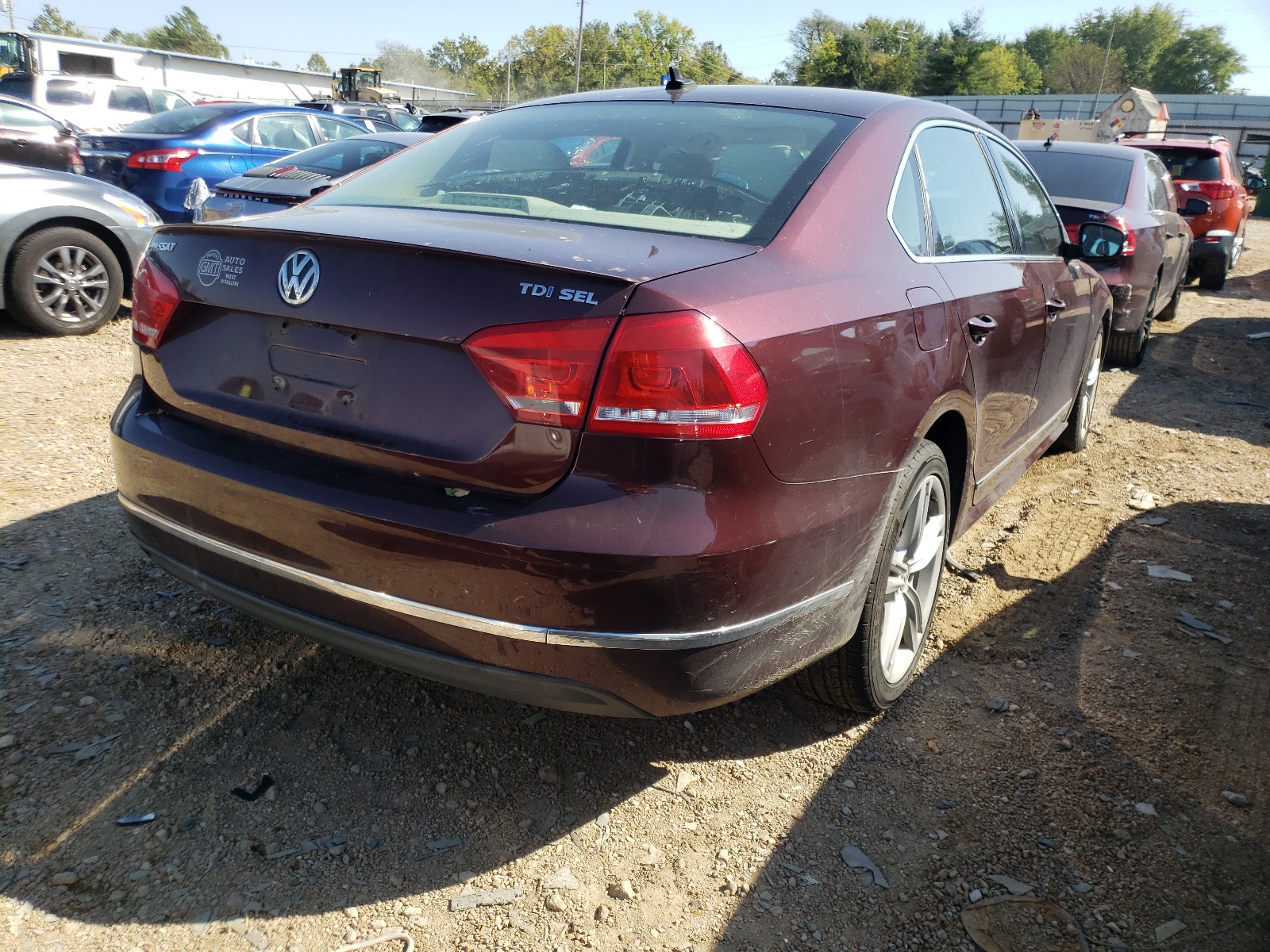Photo 4 from auction – 2013 VOLKSWAGEN PASSAT SEL with VIN 1VWCN7A3XDC067271