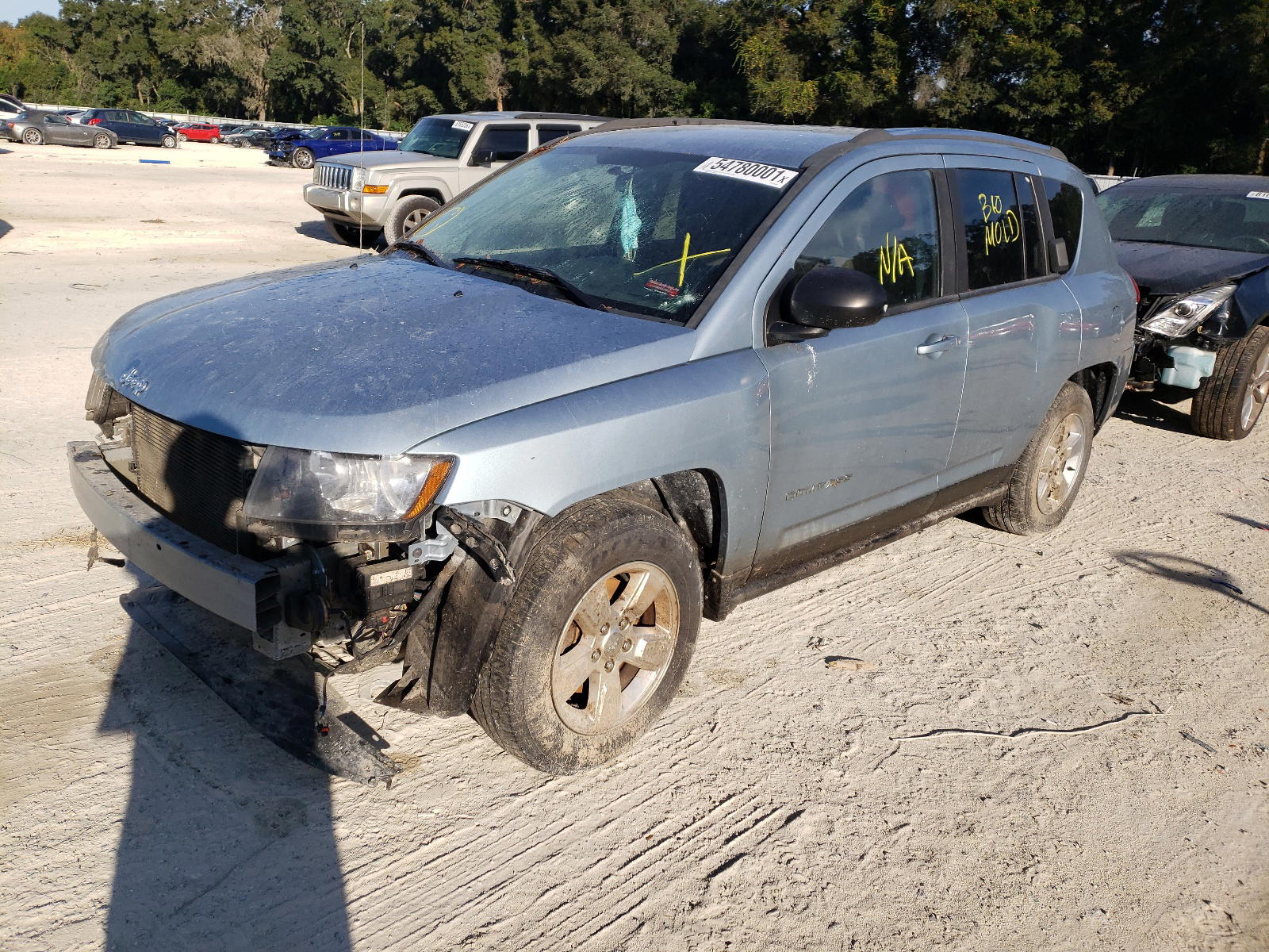 Photo 2 from auction – 2014 JEEP COMPASS SP with VIN 1C4NJCBAXED504887