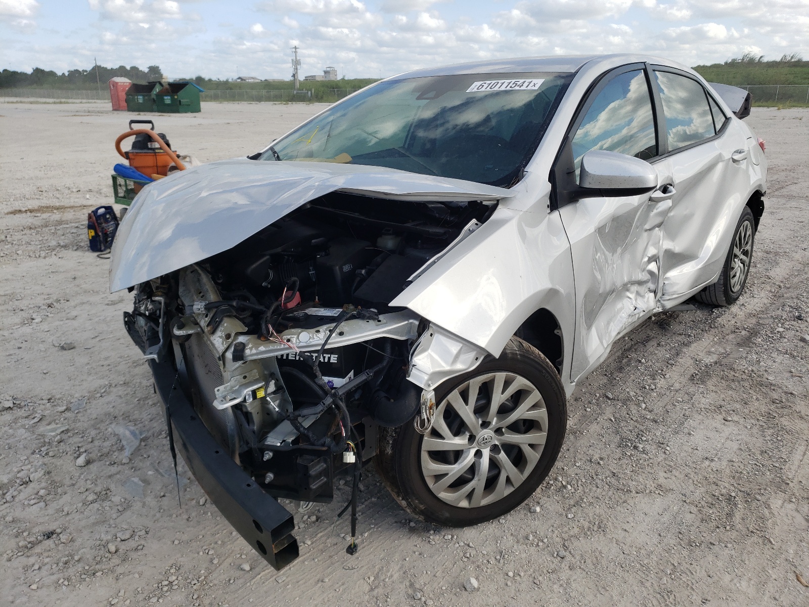 Photo 2 from auction – 2019 TOYOTA COROLLA L with VIN 2T1BURHE2KC156843