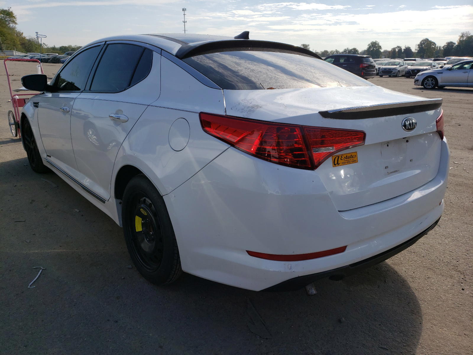 Photo 3 from auction – 2013 KIA OPTIMA SX with VIN 5XXGR4A67DG190530