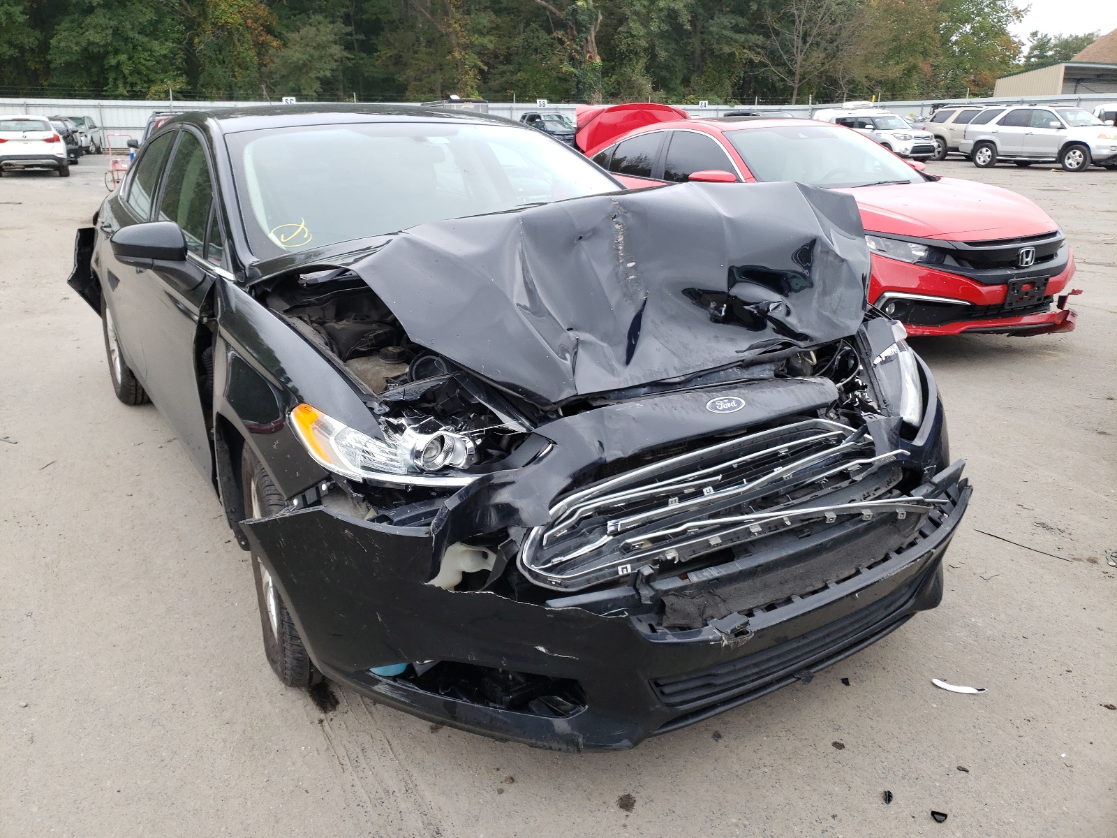 Photo 1 from auction – 2016 FORD FUSION S with VIN 3FA6P0G76GR222082