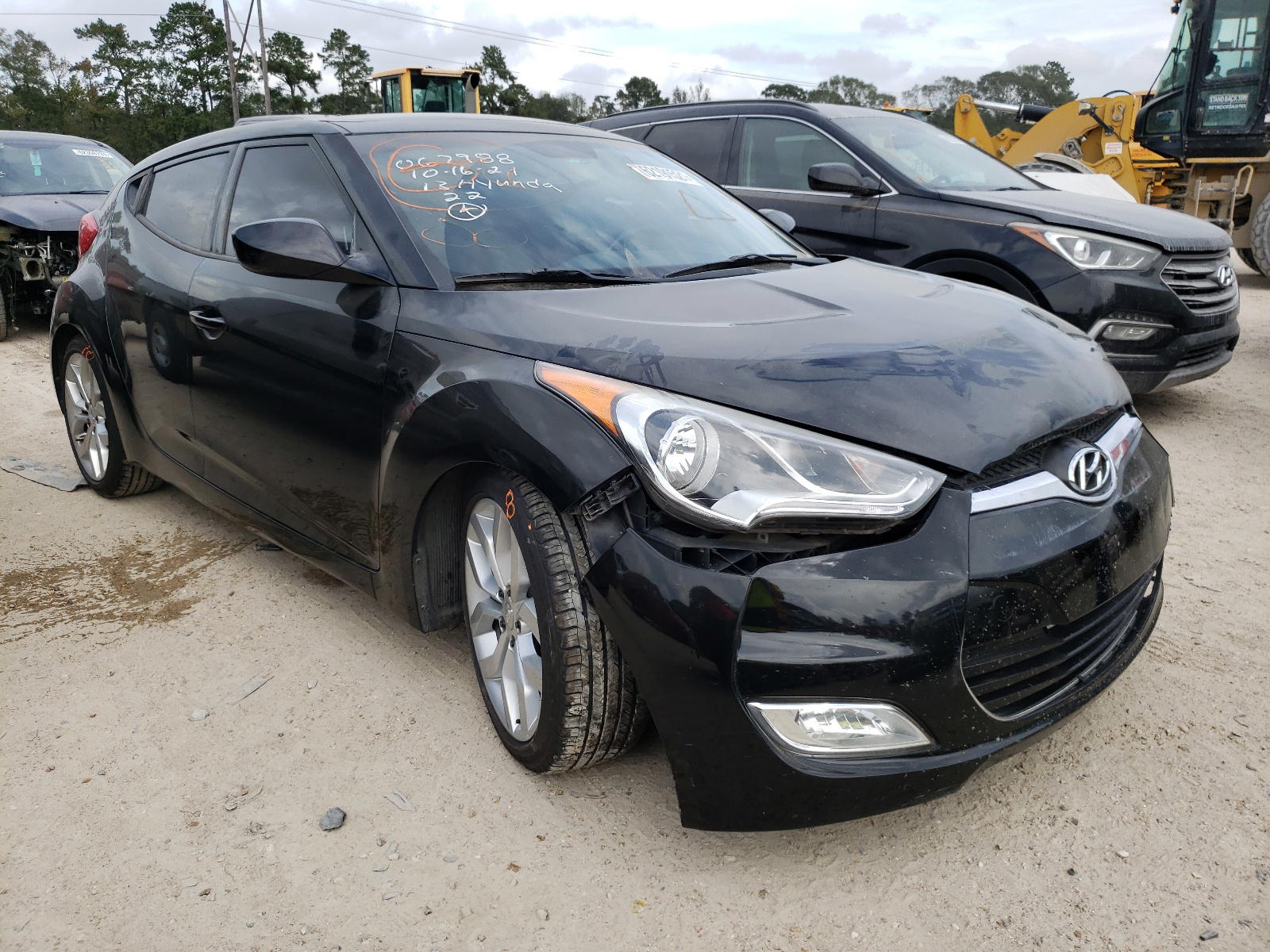HYUNDAI VELOSTER 2012 with VIN KMHTC6AD0CU067988 - Photo from auction