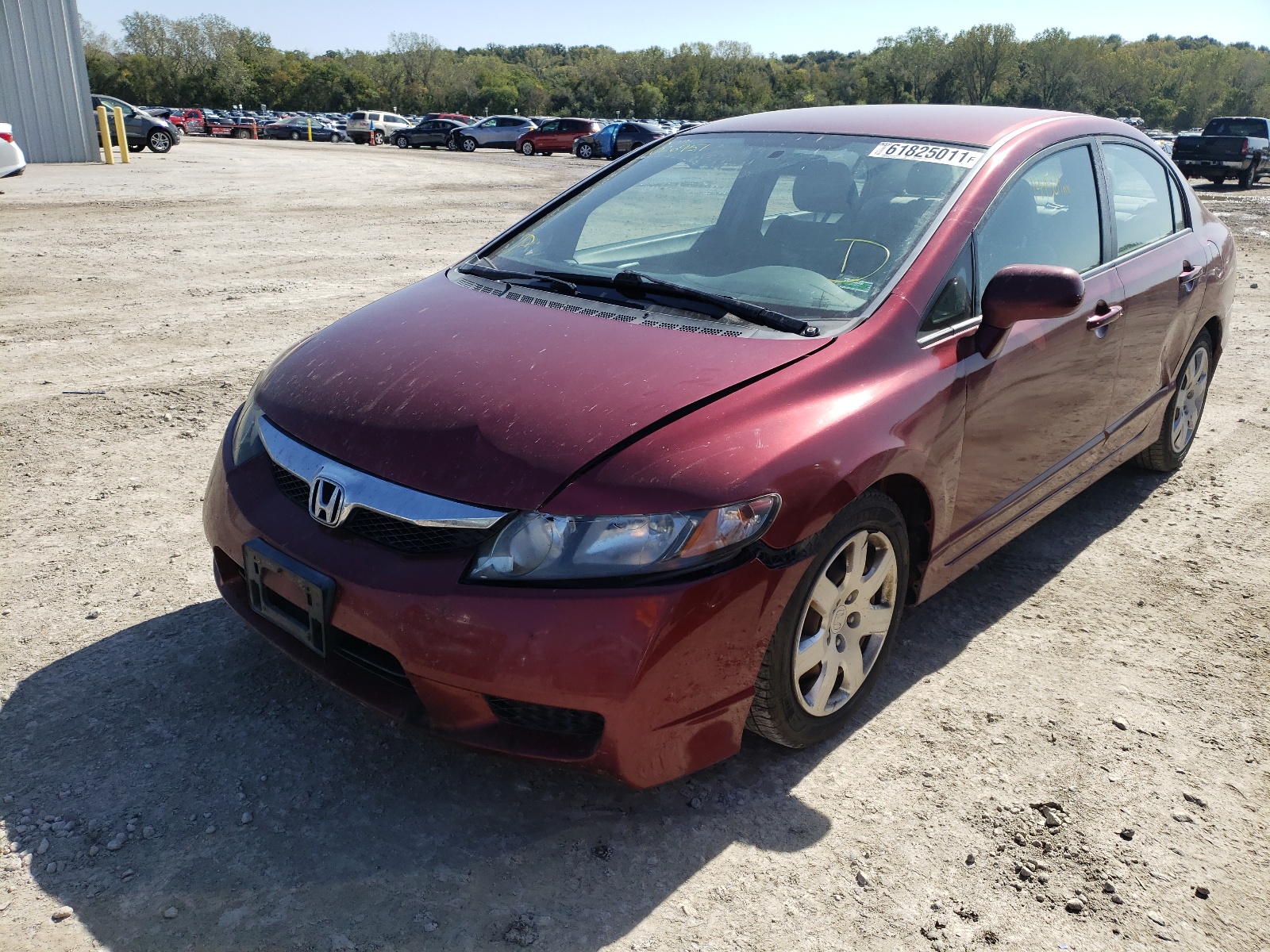 Photo 9 from auction – 2011 HONDA CIVIC LX with VIN 19XFA1F53BE026957
