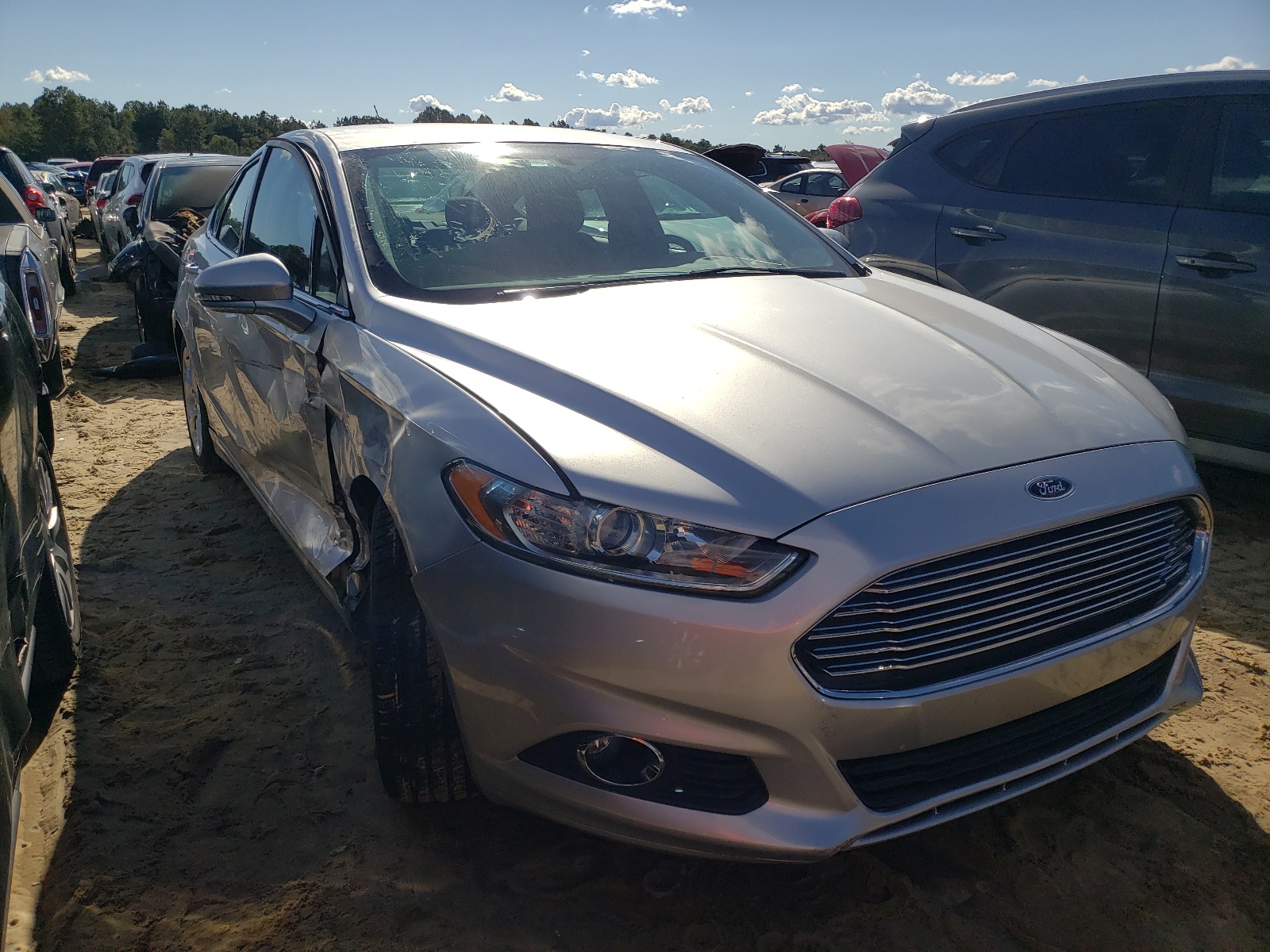 FORD FUSION SE 2013 with VIN 3FA6P0HR0DR294925 - Photo from auction
