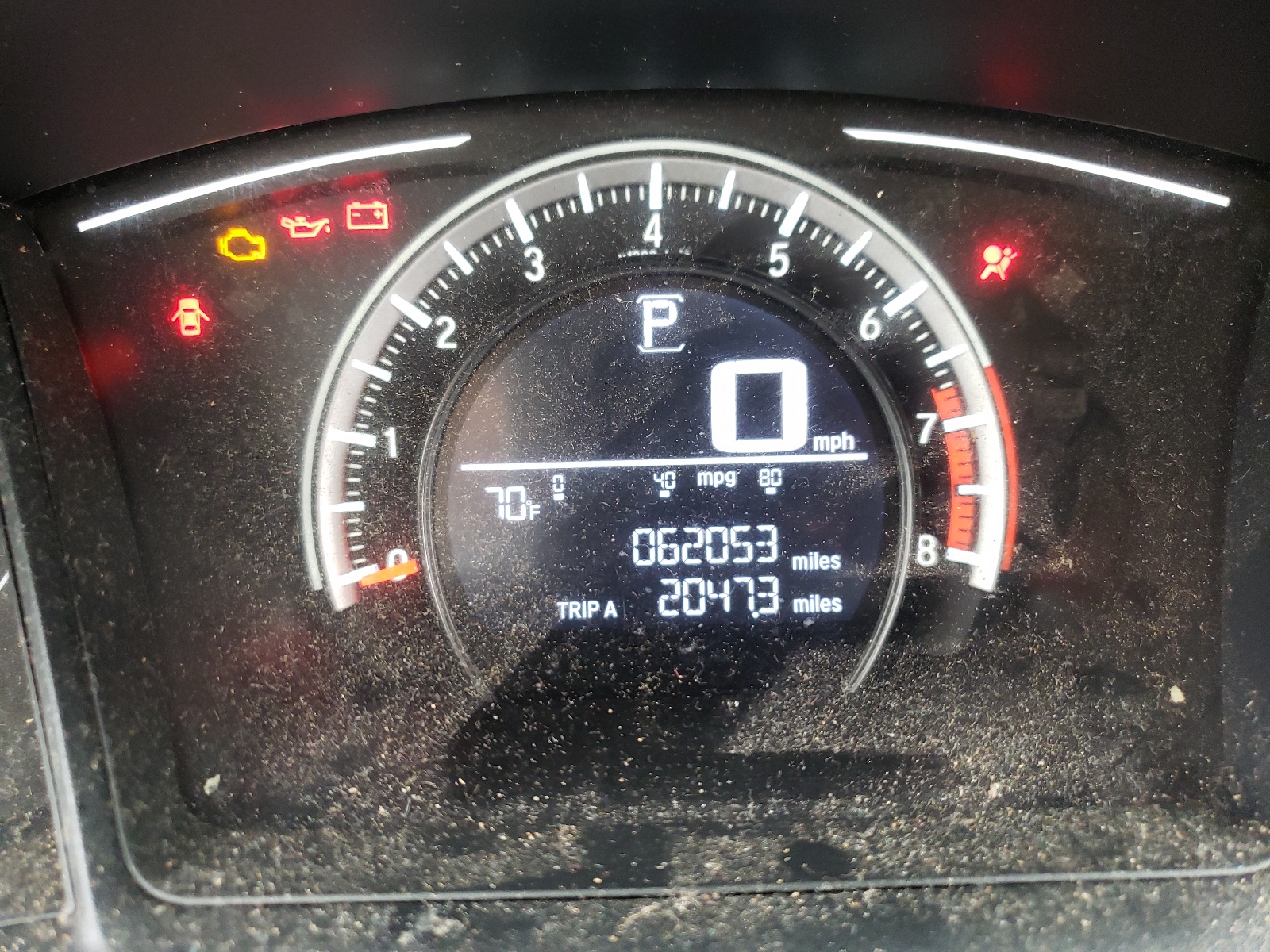 Photo 8 from auction – 2017 HONDA CIVIC LX with VIN 2HGFC2F51HH553149