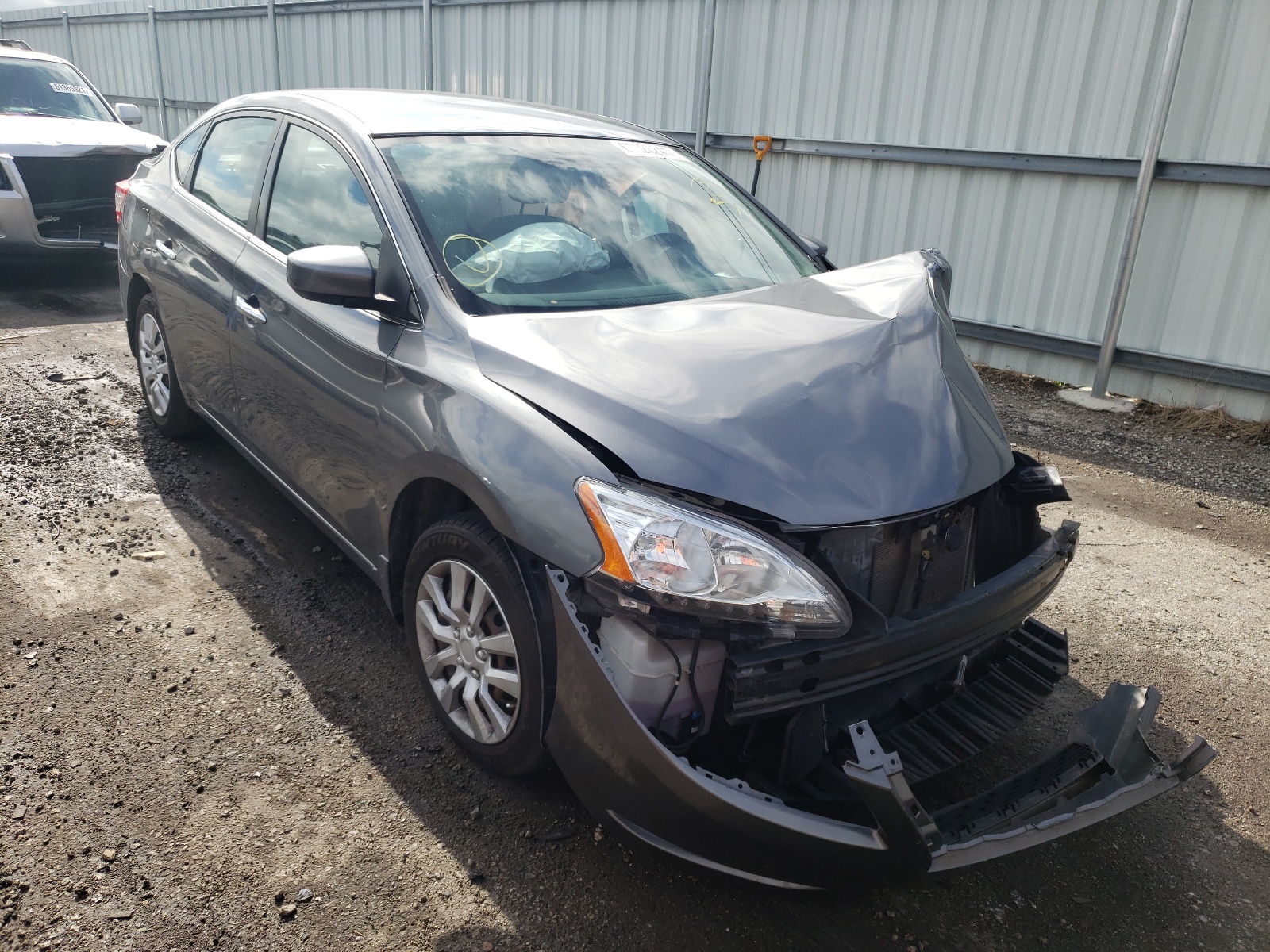 NISSAN SENTRA S 2015 with VIN 3N1AB7APXFL642937 - Photo from auction